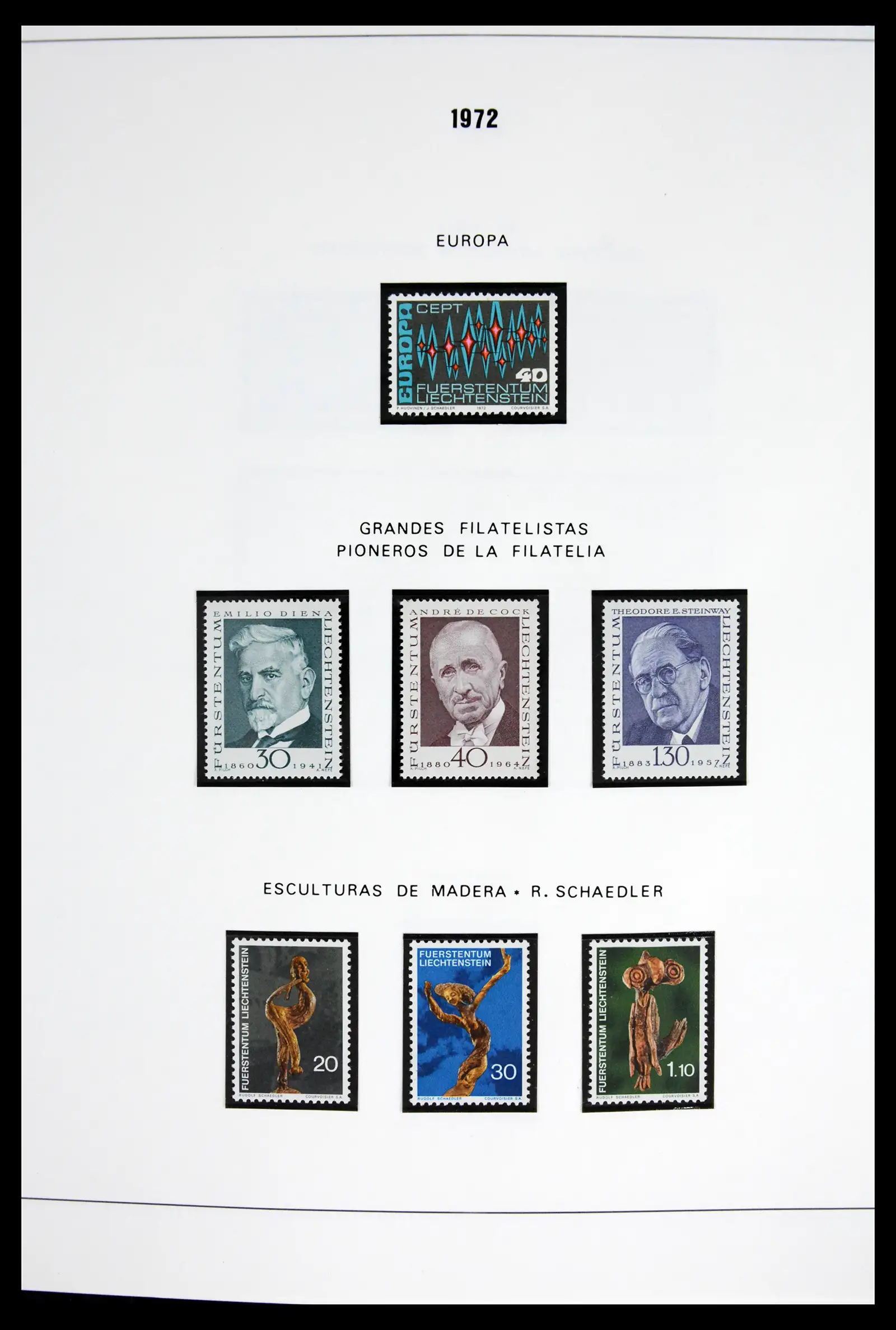 42227 0008 - Stamp collection 42227 Liechtenstein1970-2010.