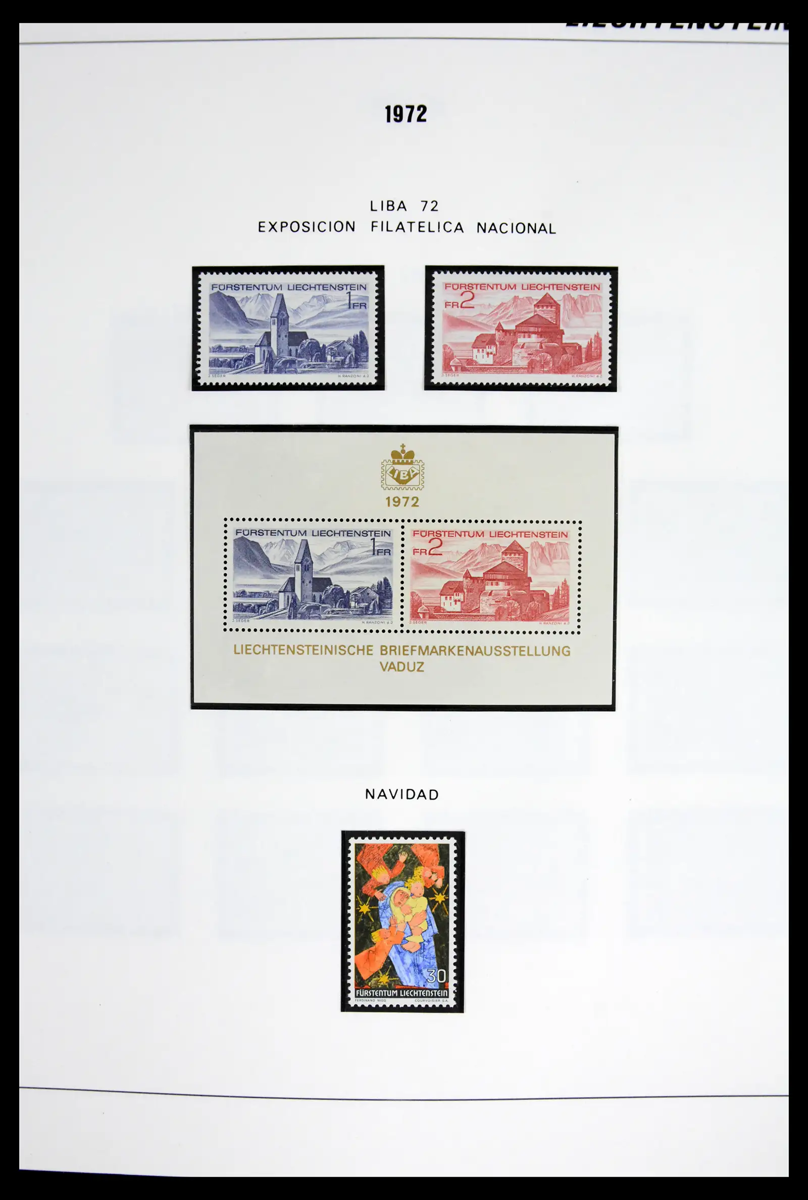 42227 0009 - Stamp collection 42227 Liechtenstein1970-2010.