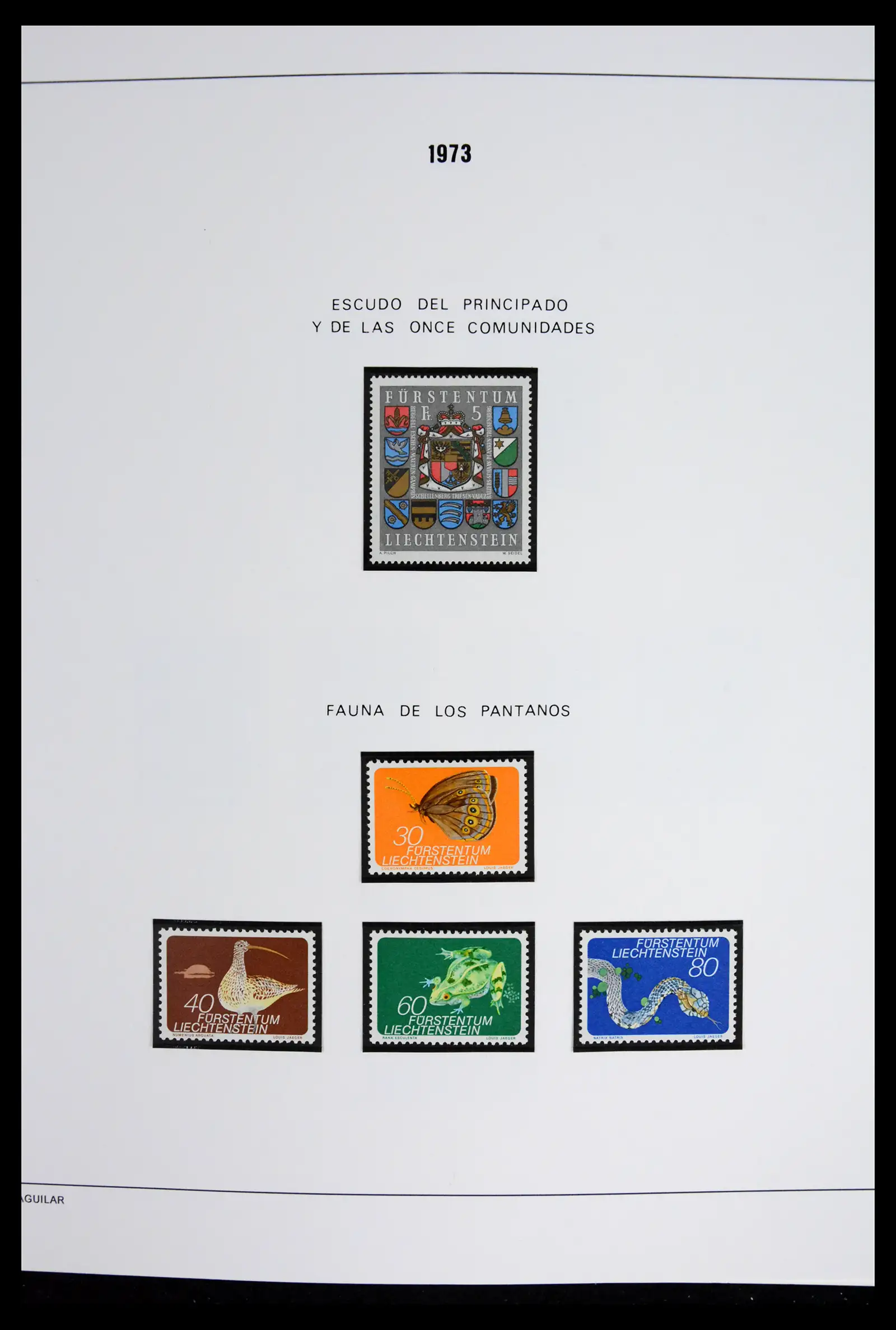 42227 0012 - Stamp collection 42227 Liechtenstein1970-2010.
