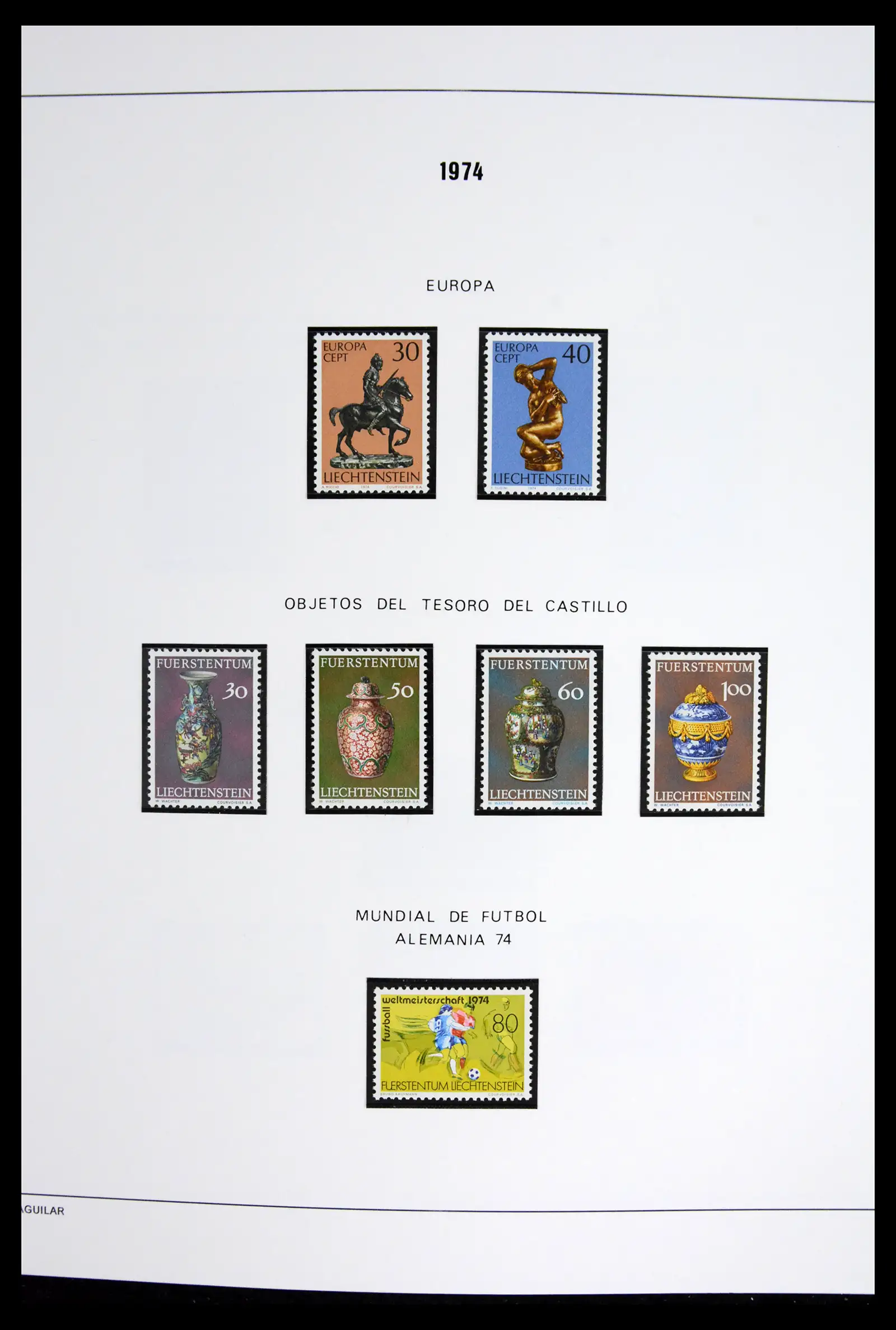 42227 0013 - Stamp collection 42227 Liechtenstein1970-2010.
