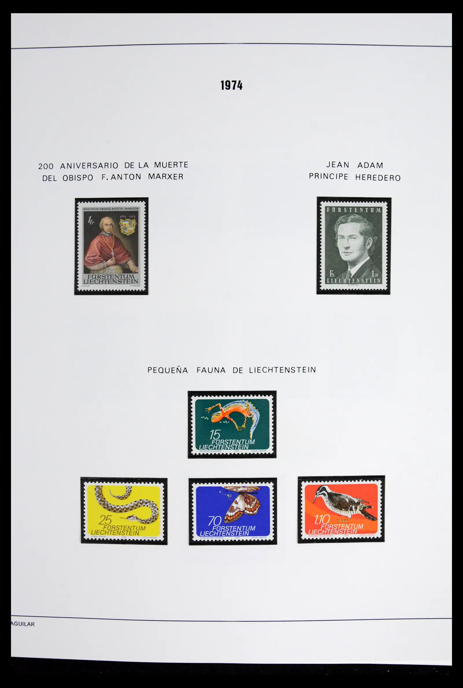 42227 0014 - Stamp collection 42227 Liechtenstein1970-2010.