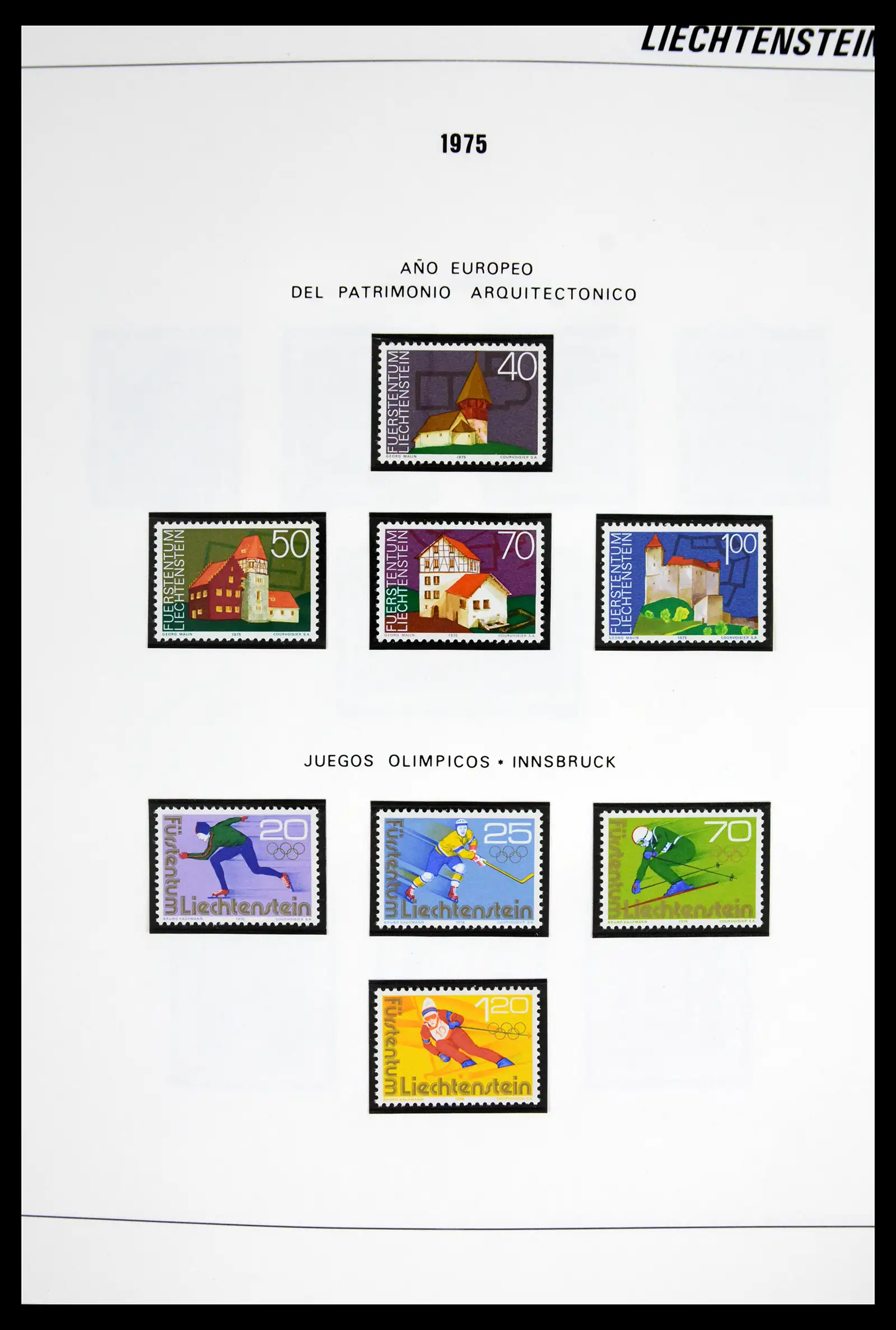 42227 0017 - Stamp collection 42227 Liechtenstein1970-2010.