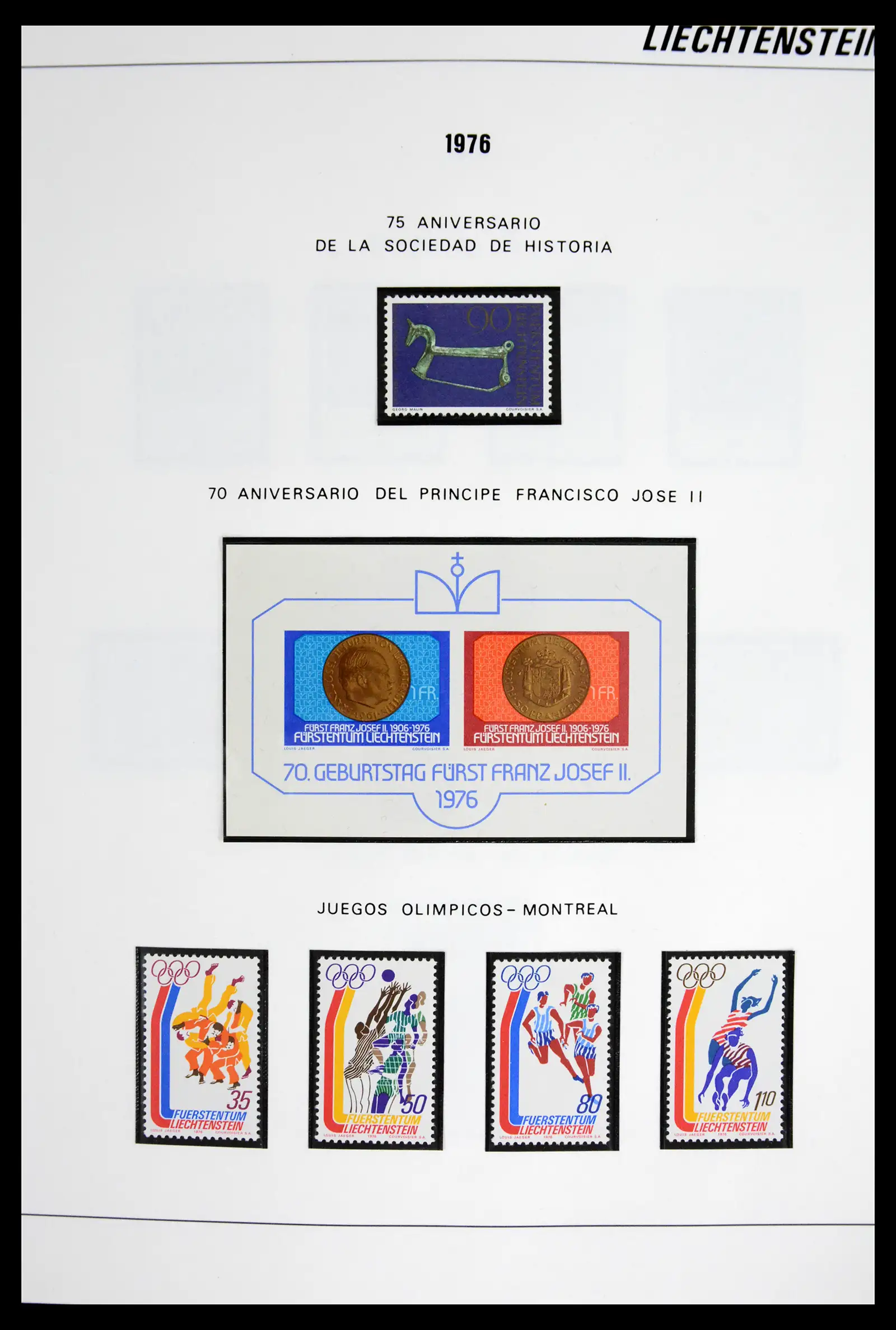 42227 0020 - Stamp collection 42227 Liechtenstein1970-2010.