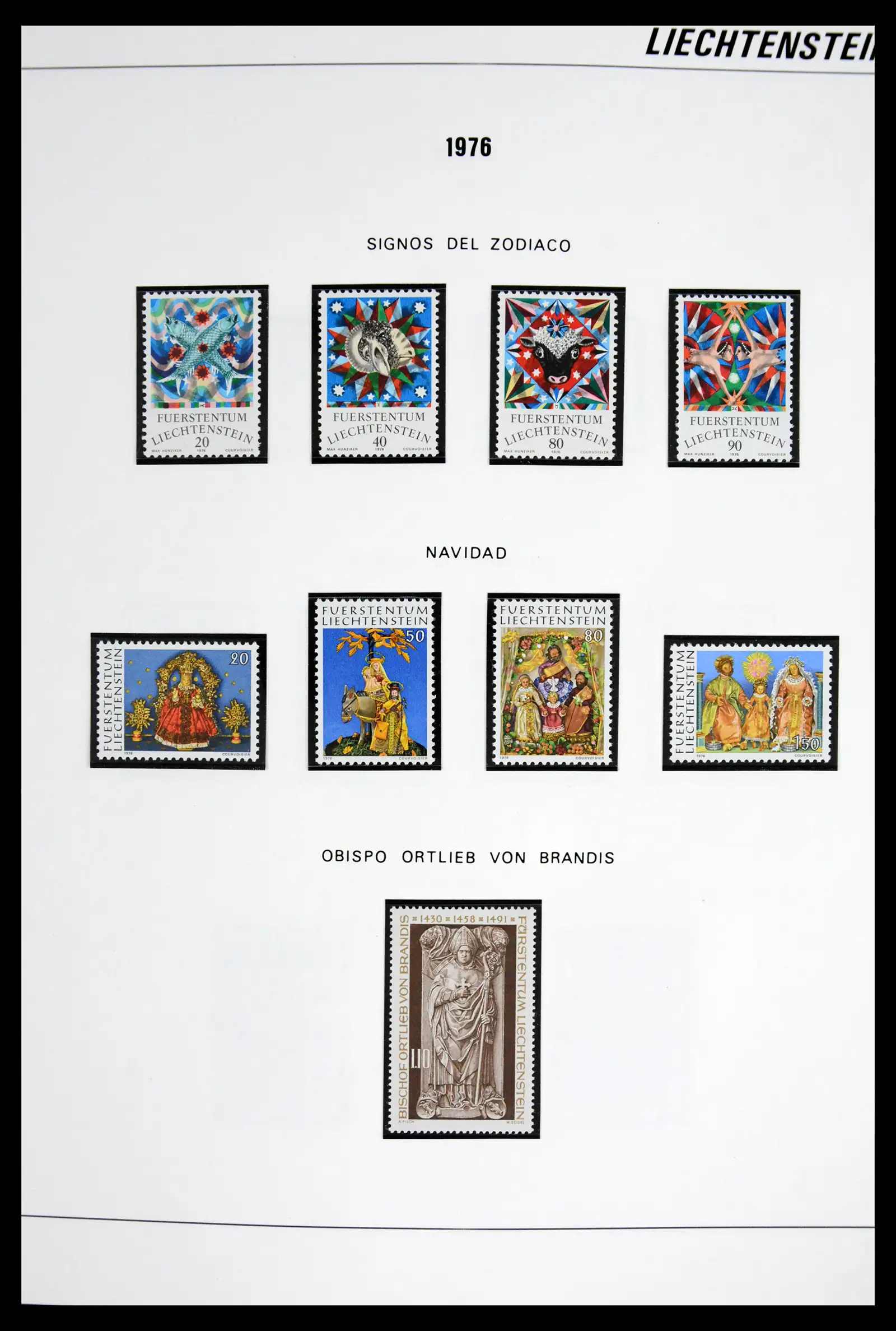 42227 0021 - Stamp collection 42227 Liechtenstein1970-2010.
