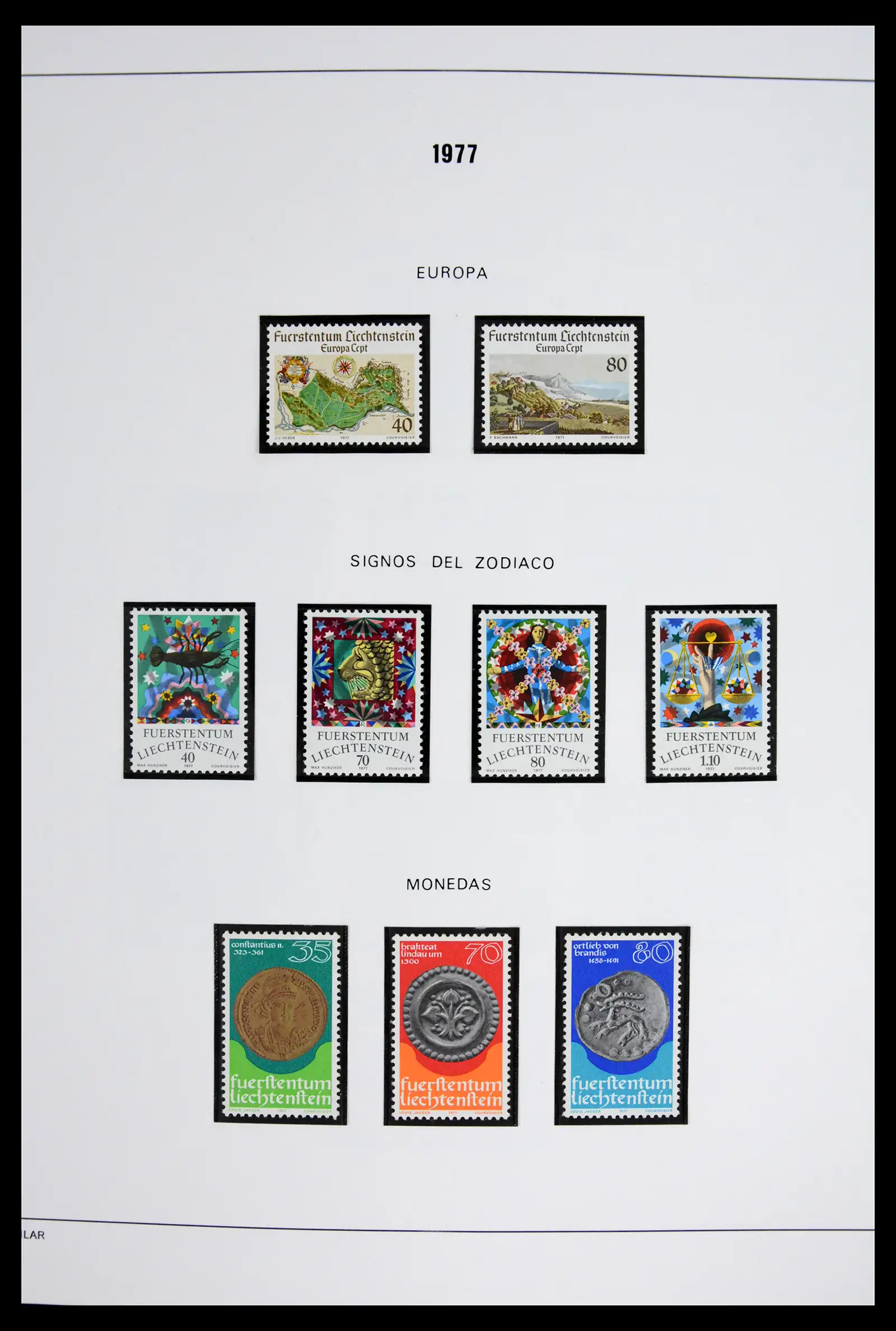 42227 0022 - Stamp collection 42227 Liechtenstein1970-2010.