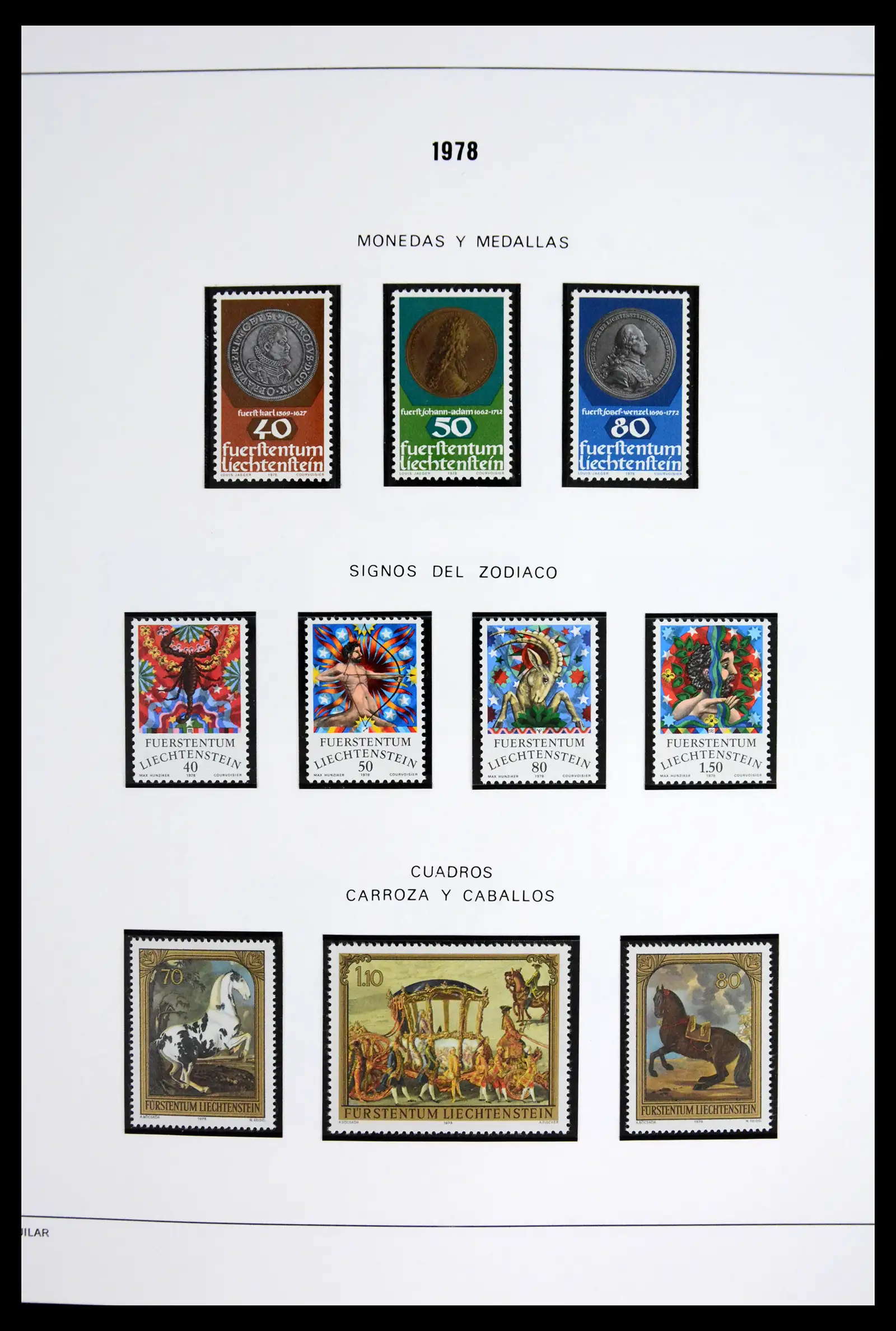 42227 0026 - Stamp collection 42227 Liechtenstein1970-2010.