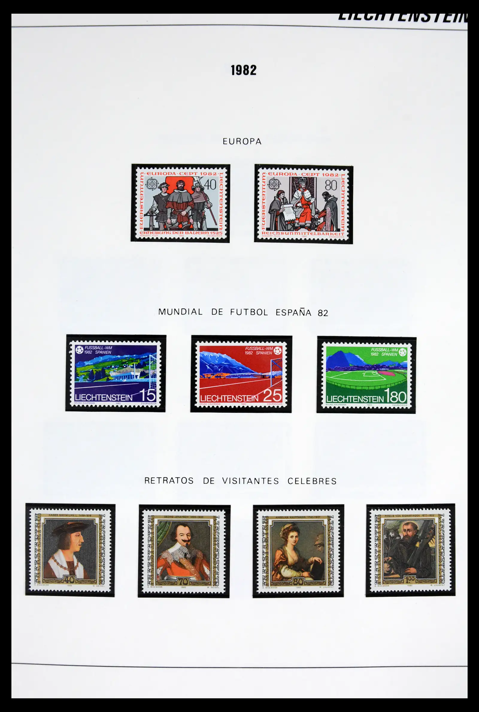 42227 0038 - Stamp collection 42227 Liechtenstein1970-2010.