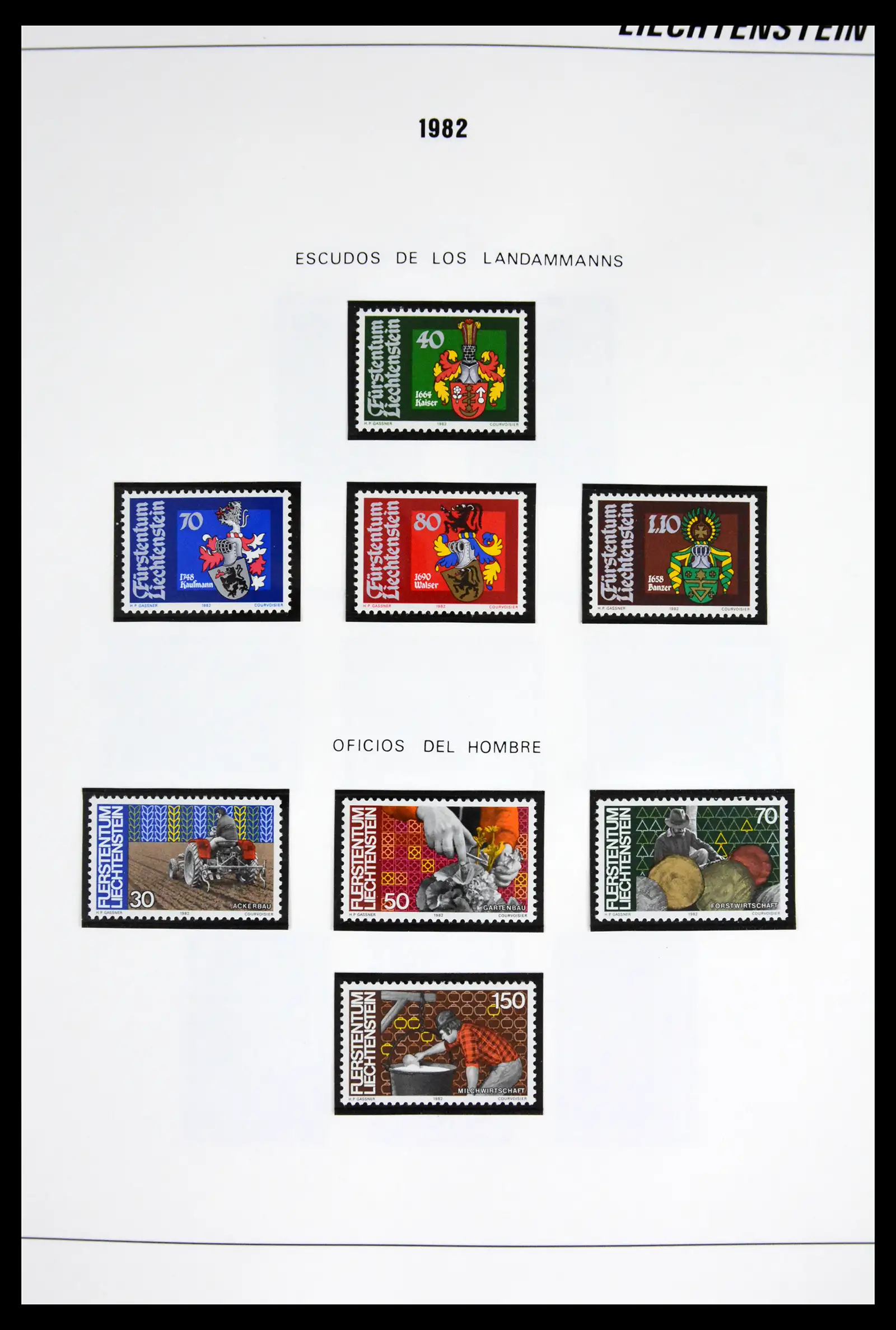 42227 0039 - Stamp collection 42227 Liechtenstein1970-2010.