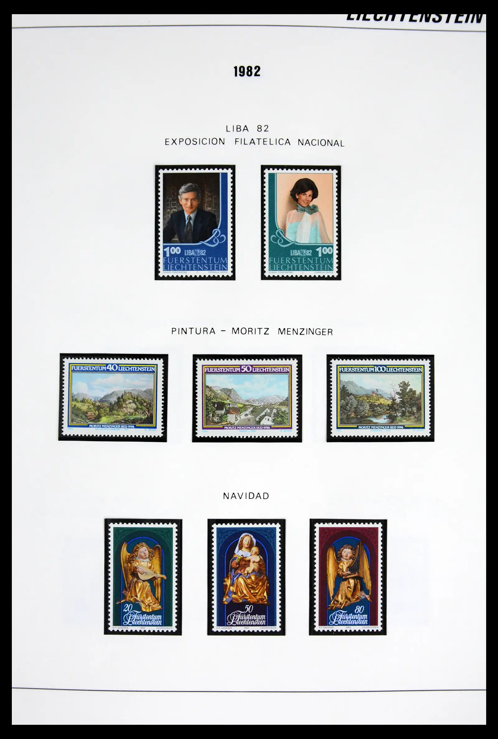 42227 0040 - Stamp collection 42227 Liechtenstein1970-2010.
