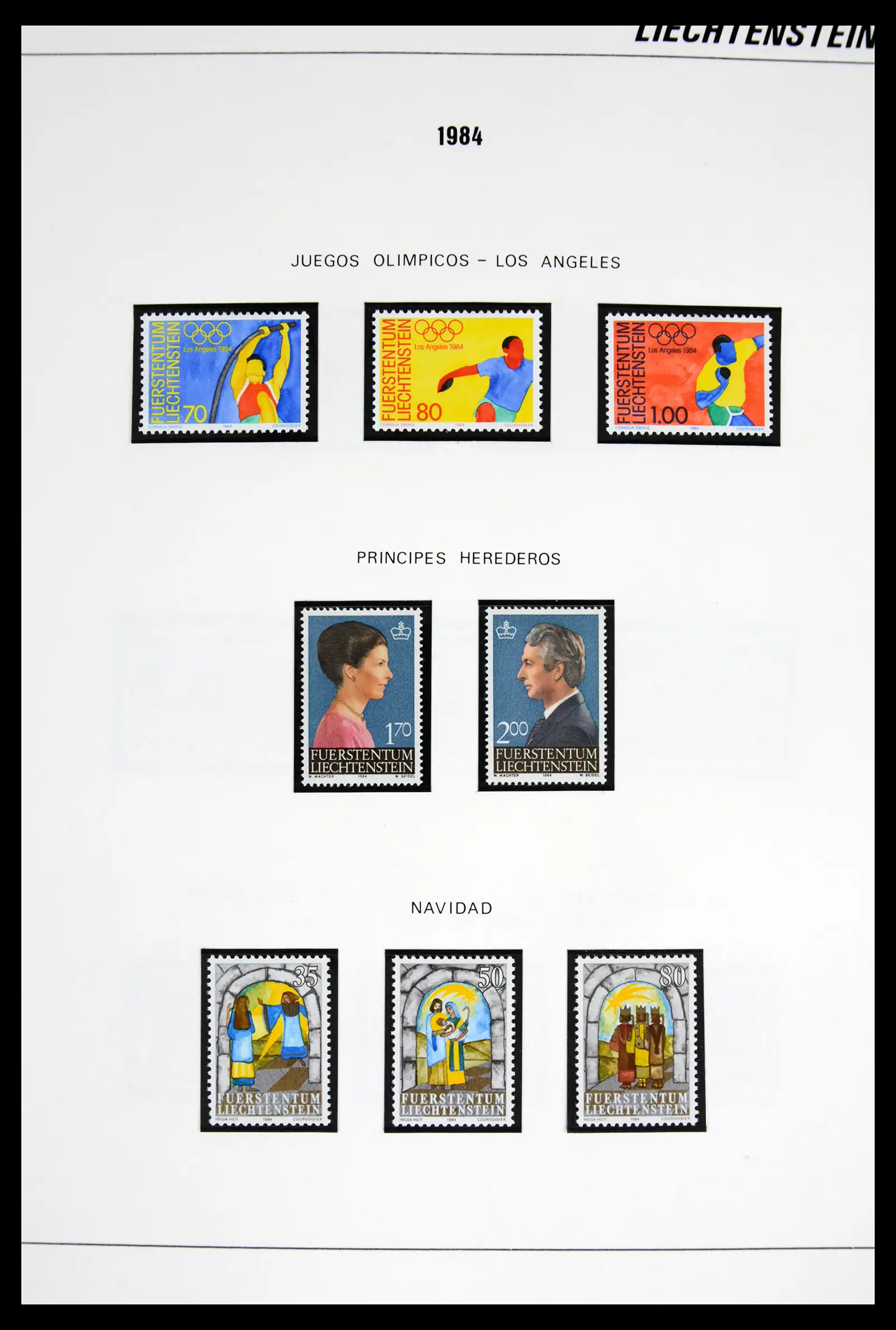 42227 0046 - Stamp collection 42227 Liechtenstein1970-2010.