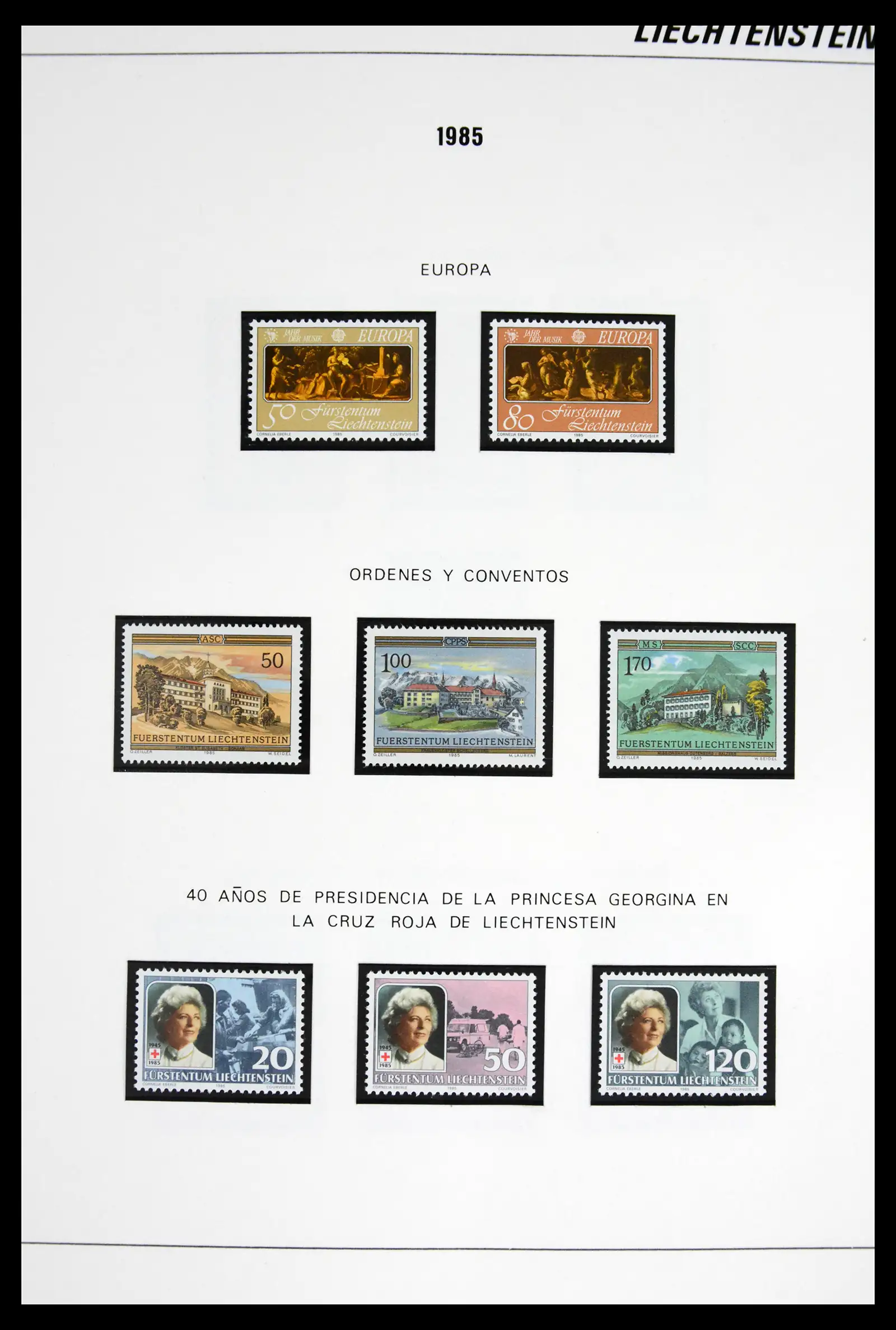 42227 0047 - Stamp collection 42227 Liechtenstein1970-2010.