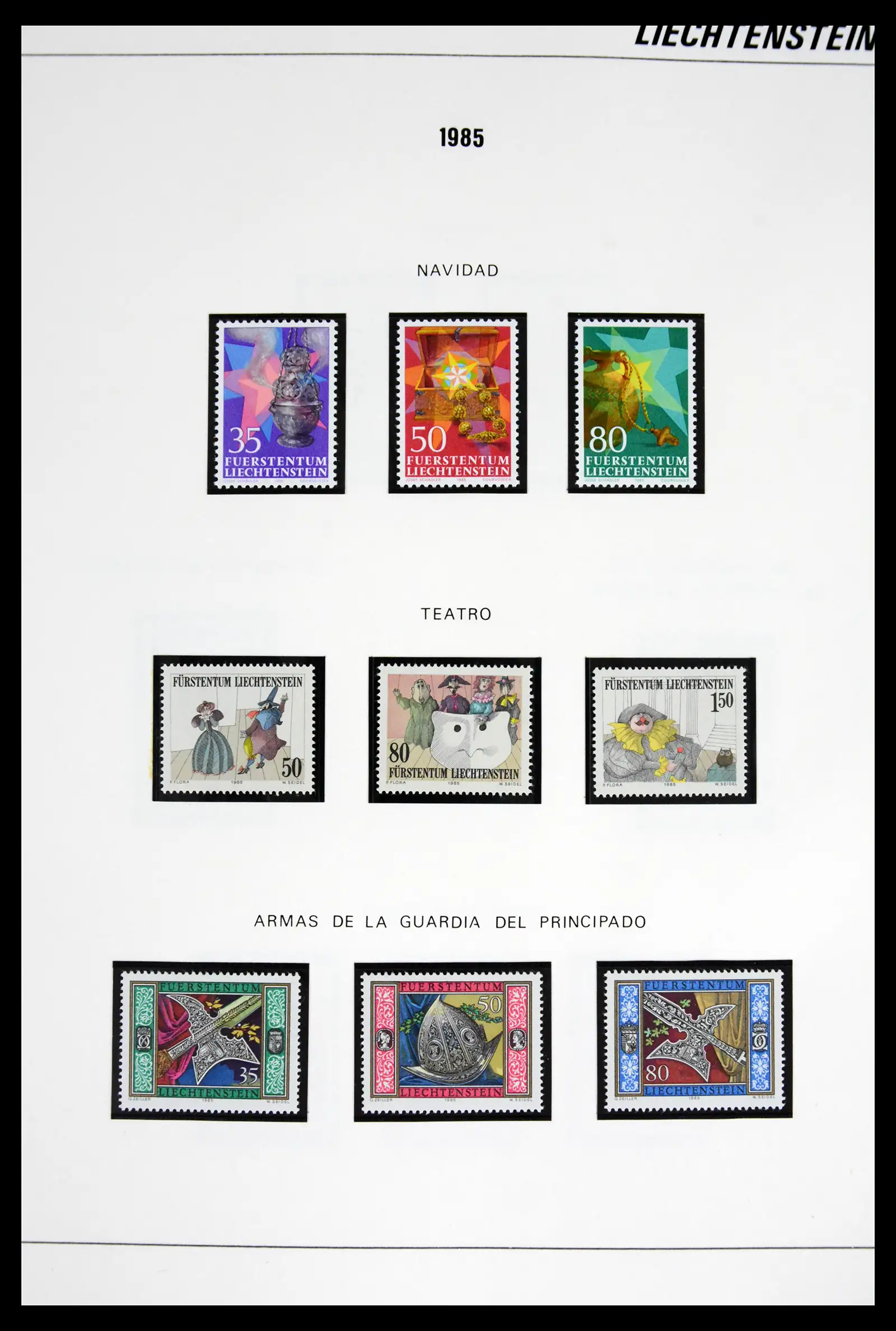 42227 0050 - Stamp collection 42227 Liechtenstein1970-2010.