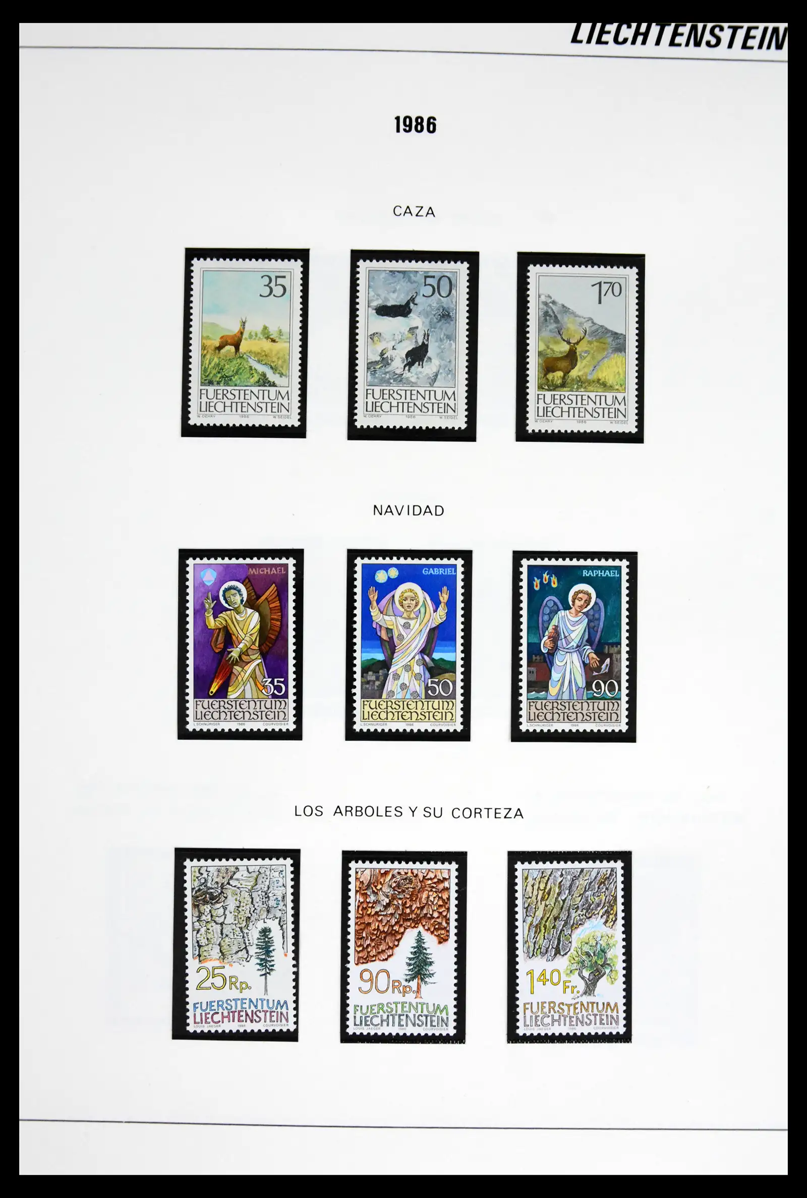 42227 0053 - Stamp collection 42227 Liechtenstein1970-2010.