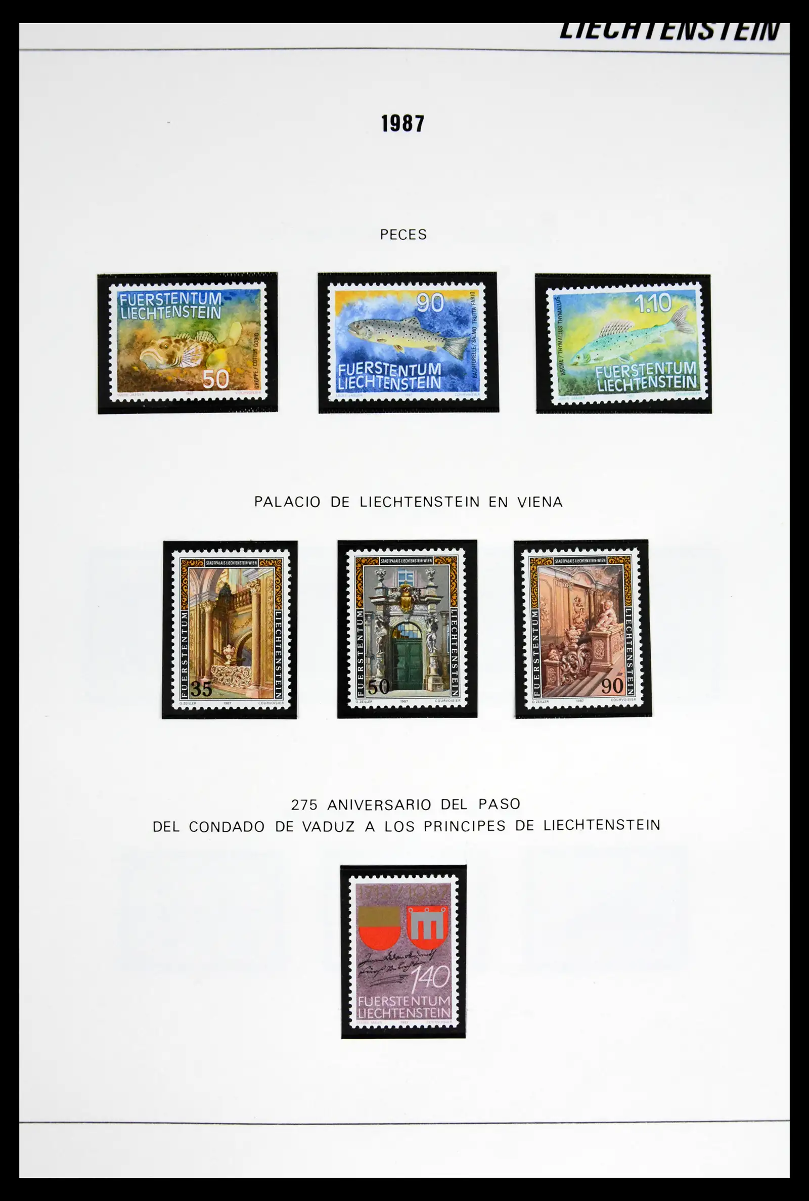 42227 0055 - Stamp collection 42227 Liechtenstein1970-2010.