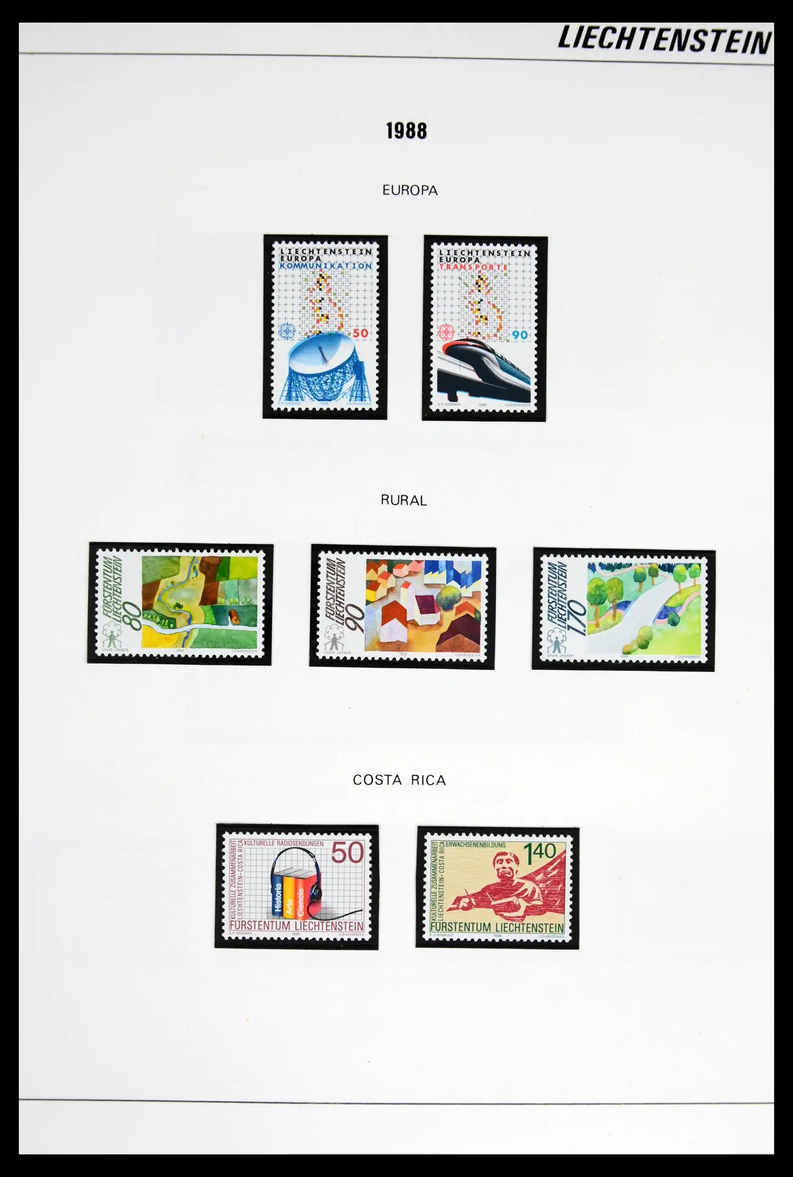 42227 0057 - Stamp collection 42227 Liechtenstein1970-2010.