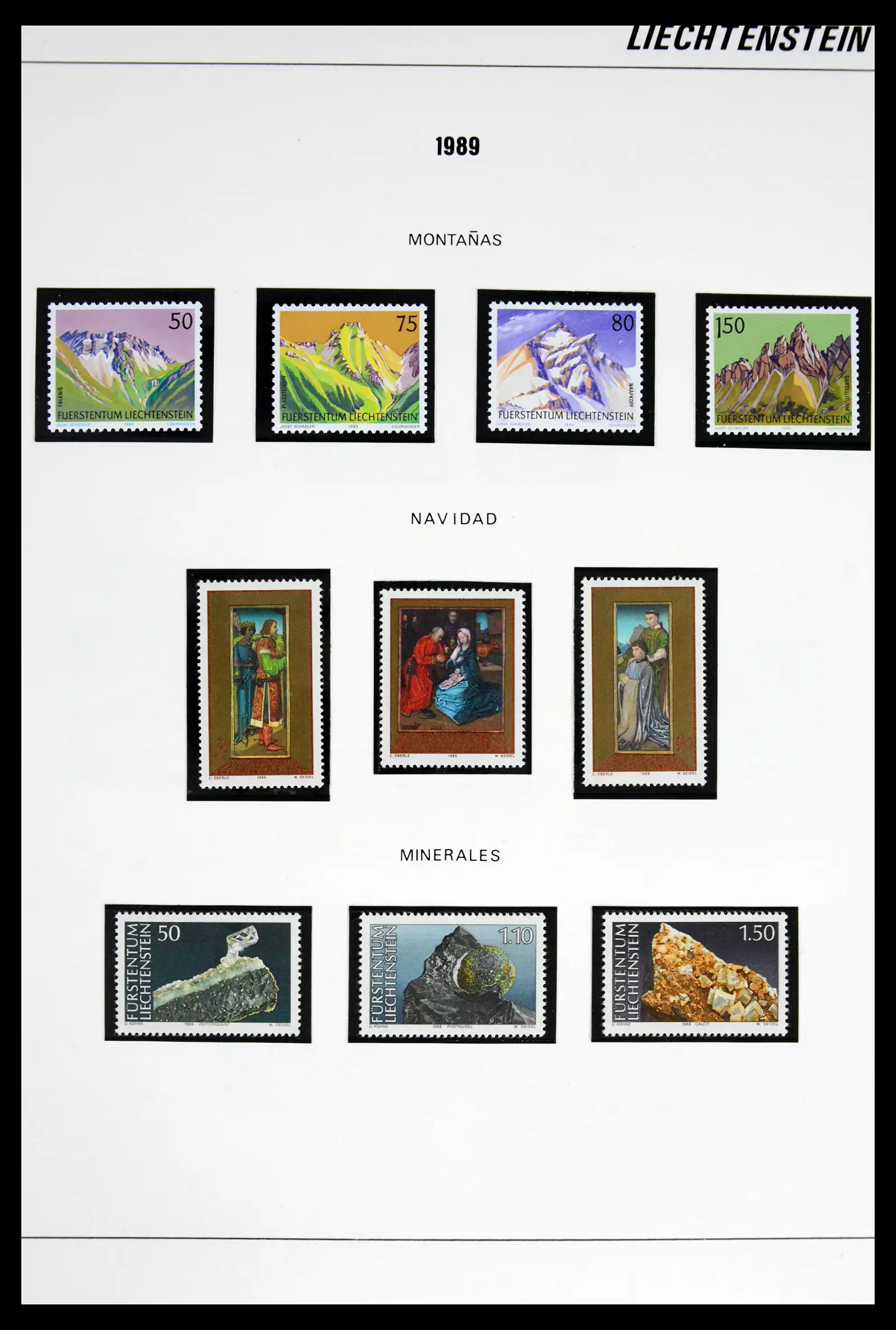42227 0062 - Stamp collection 42227 Liechtenstein1970-2010.