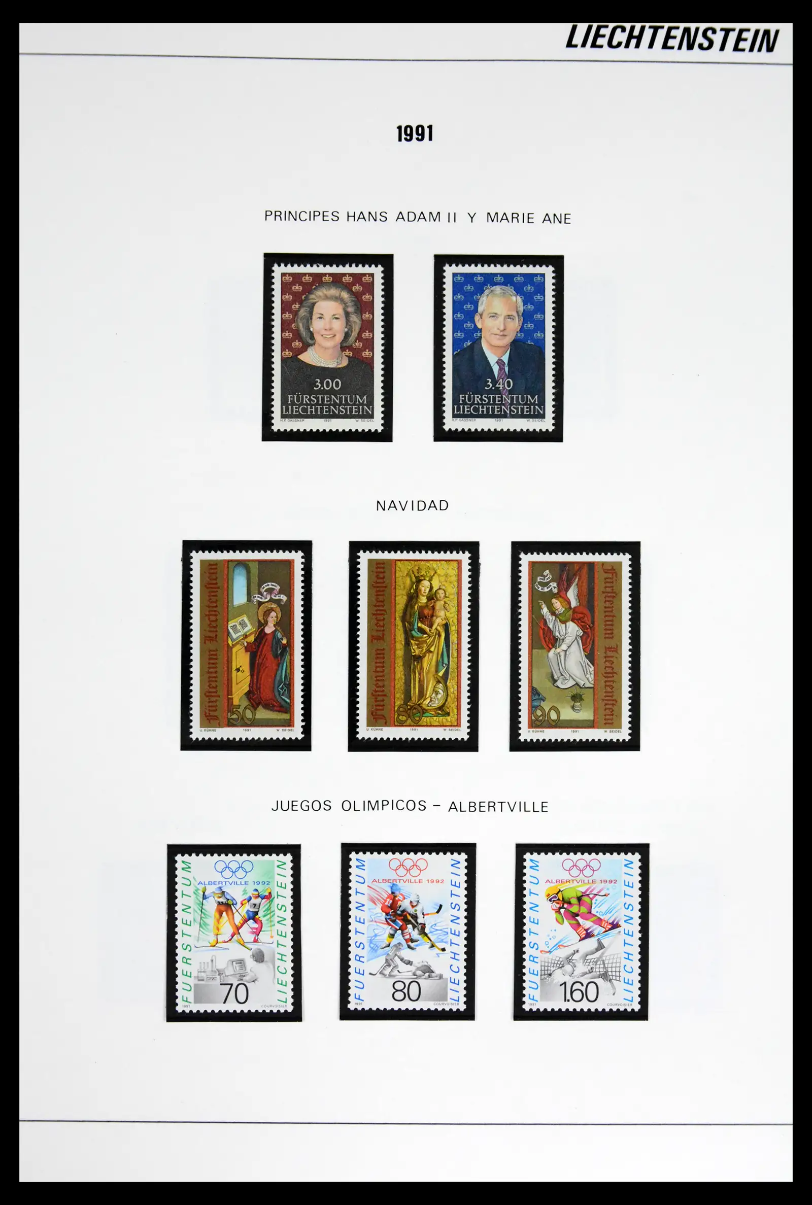 42227 0068 - Stamp collection 42227 Liechtenstein1970-2010.