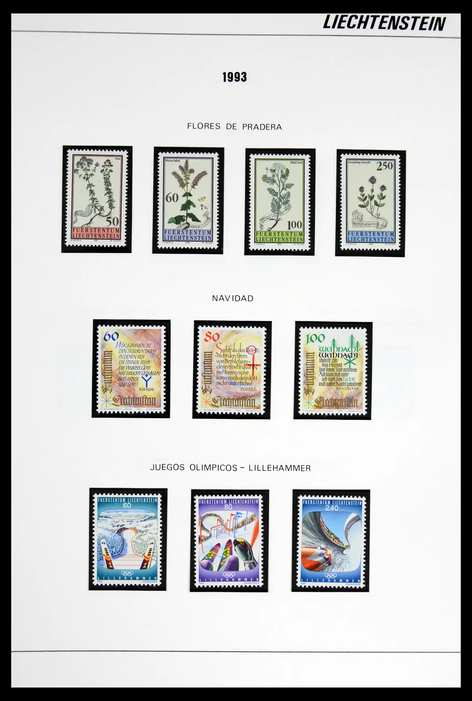 42227 0075 - Stamp collection 42227 Liechtenstein1970-2010.