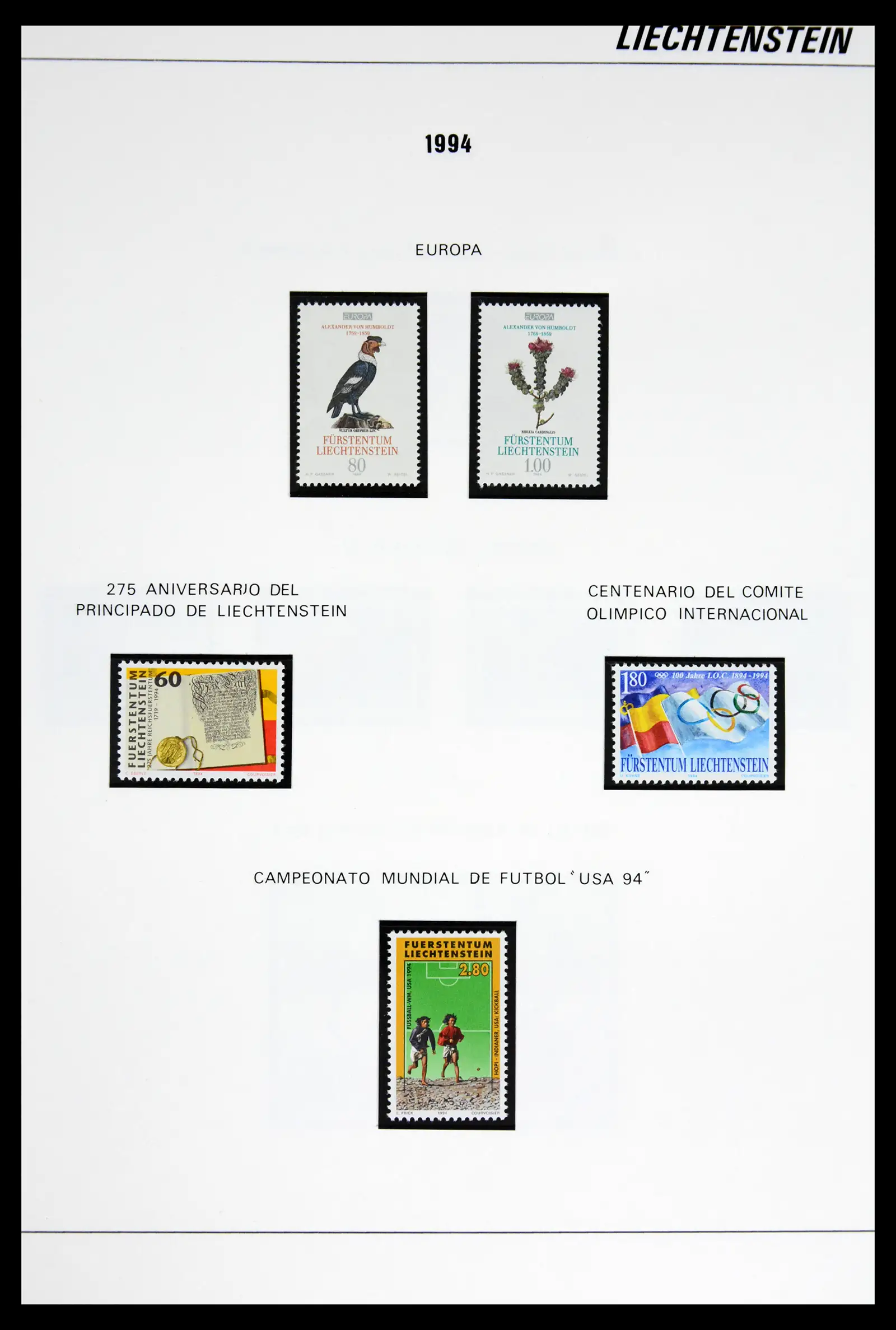 42227 0076 - Stamp collection 42227 Liechtenstein1970-2010.