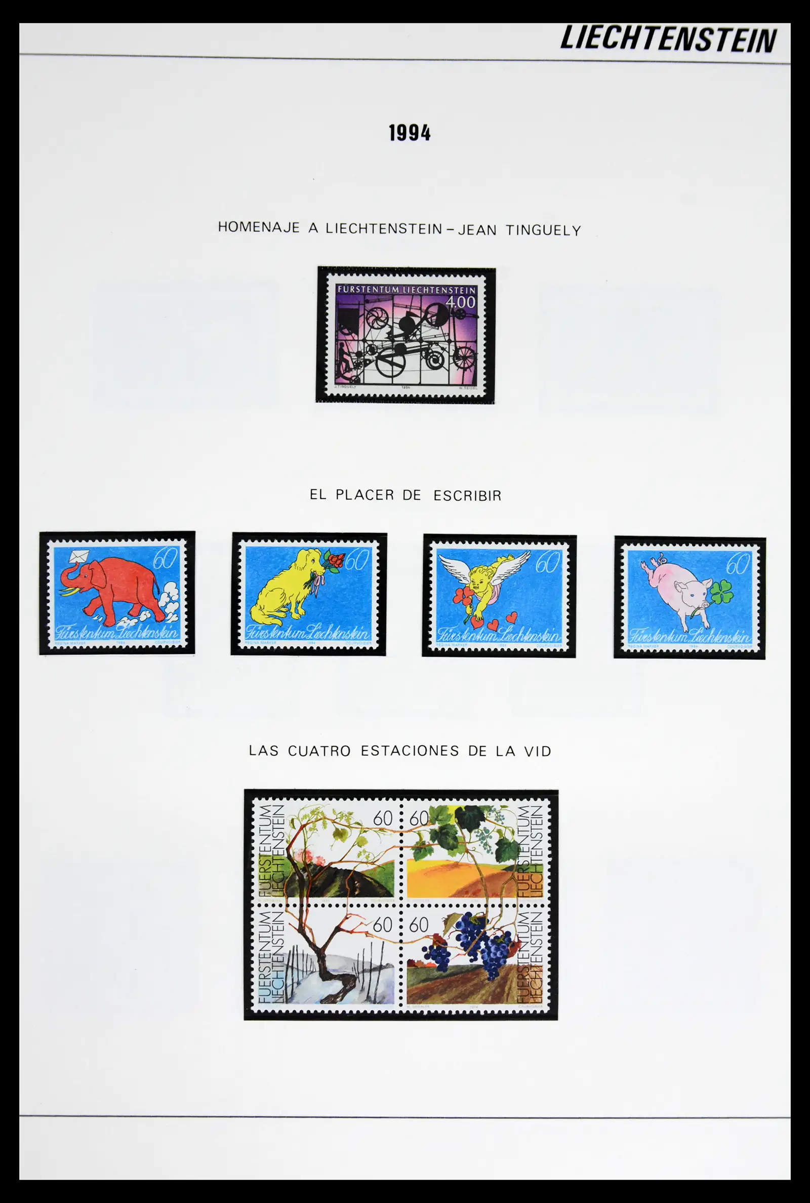 42227 0077 - Stamp collection 42227 Liechtenstein1970-2010.