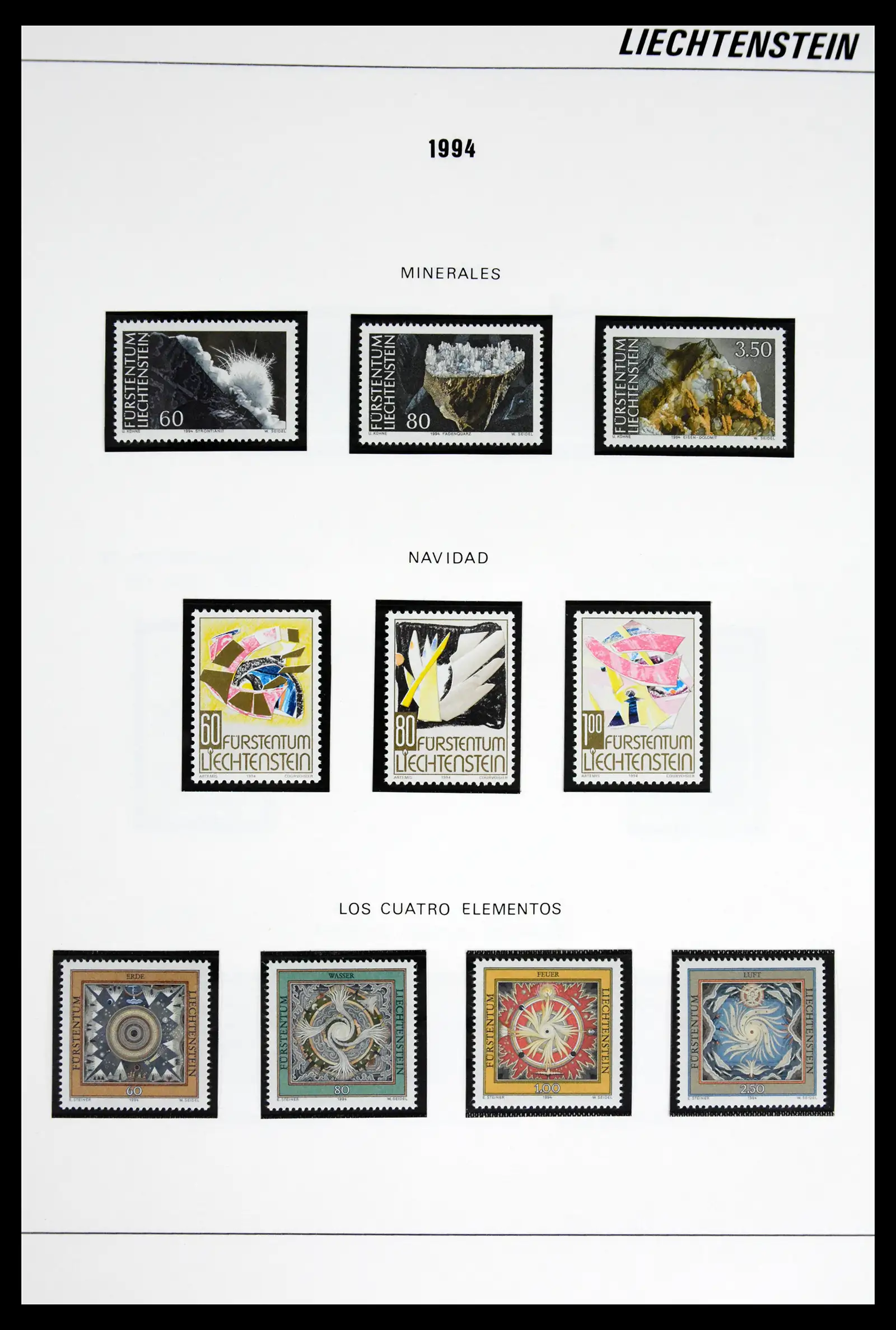 42227 0078 - Stamp collection 42227 Liechtenstein1970-2010.