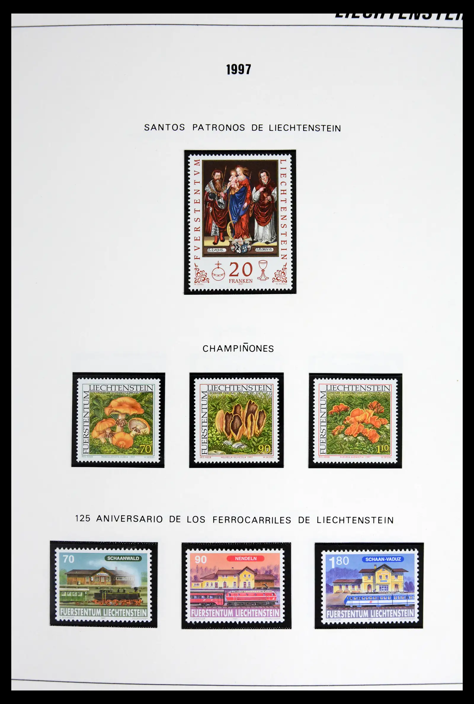 42227 0086 - Stamp collection 42227 Liechtenstein1970-2010.