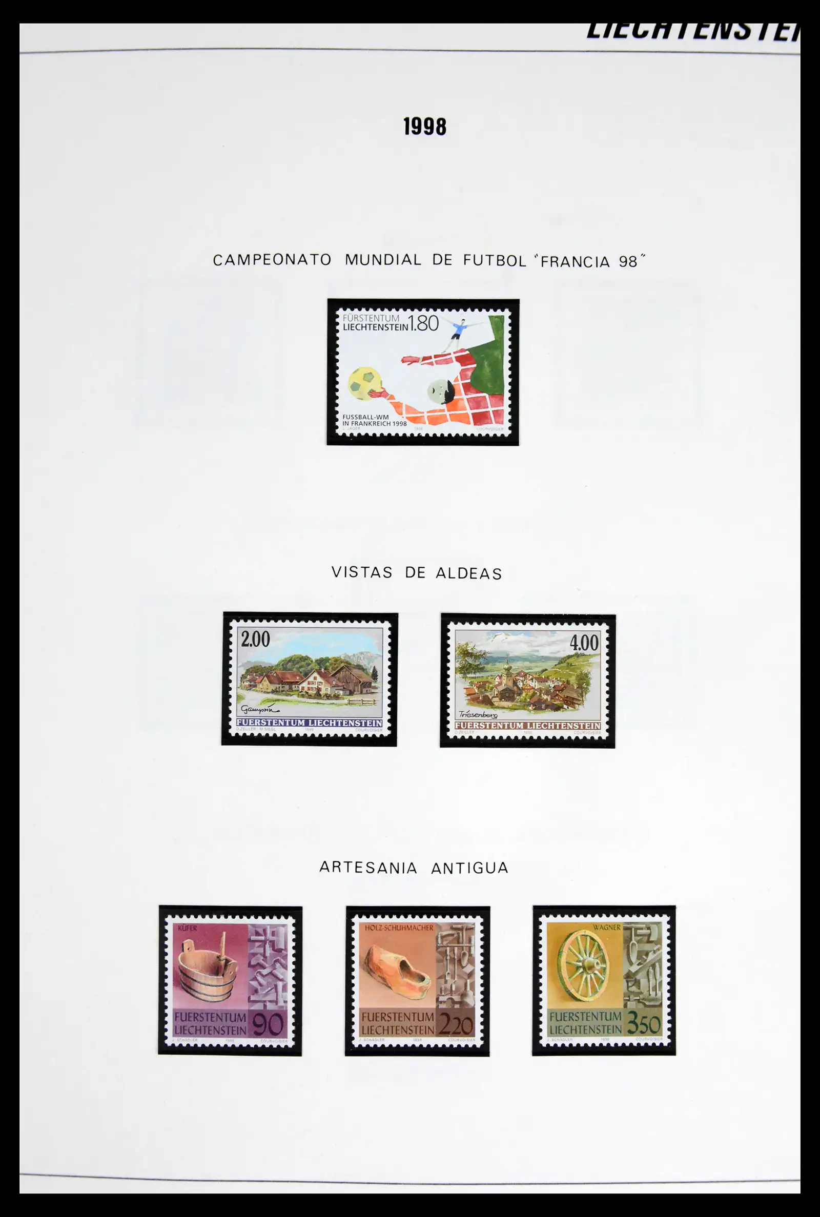 42227 0090 - Stamp collection 42227 Liechtenstein1970-2010.