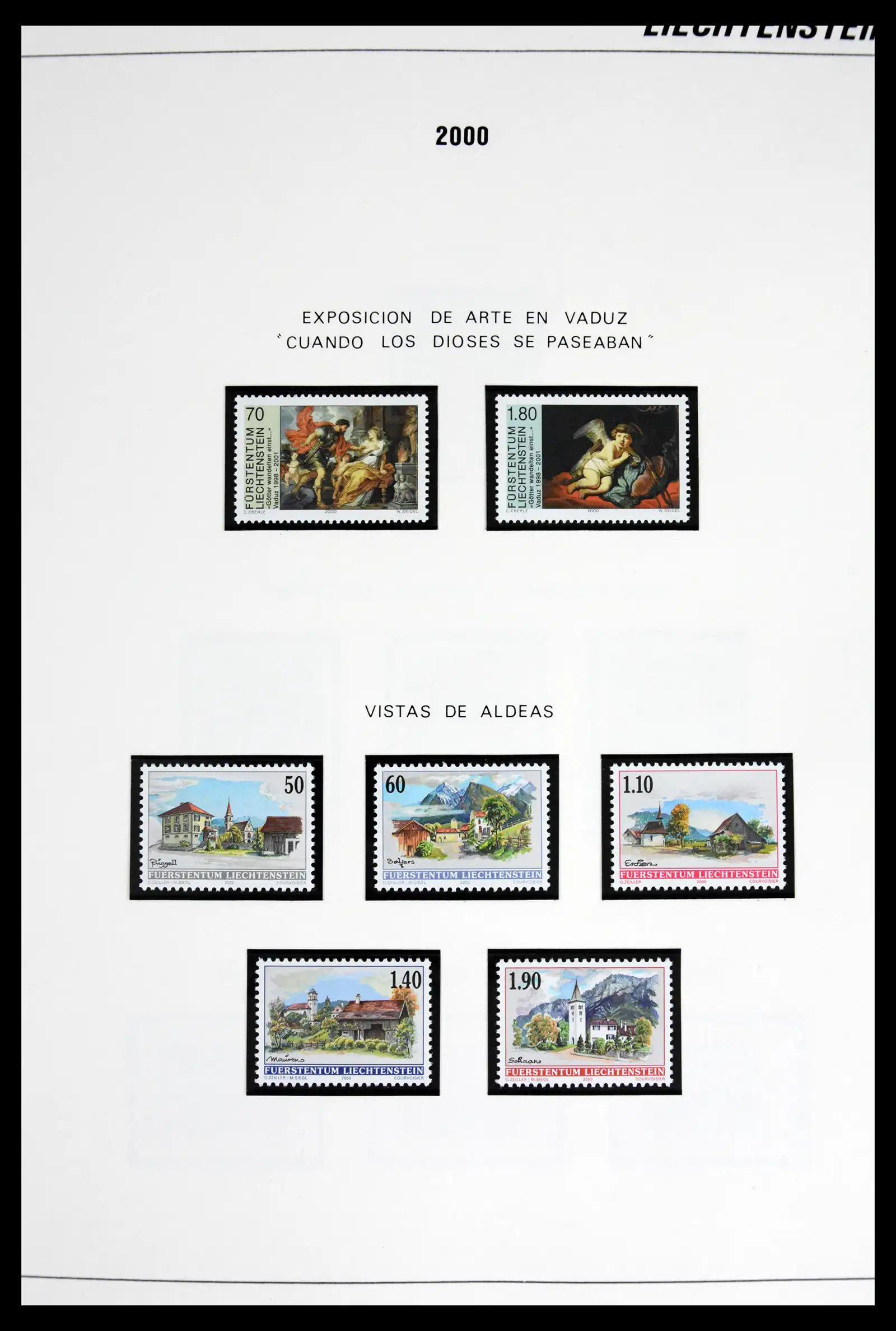 42227 0097 - Stamp collection 42227 Liechtenstein1970-2010.