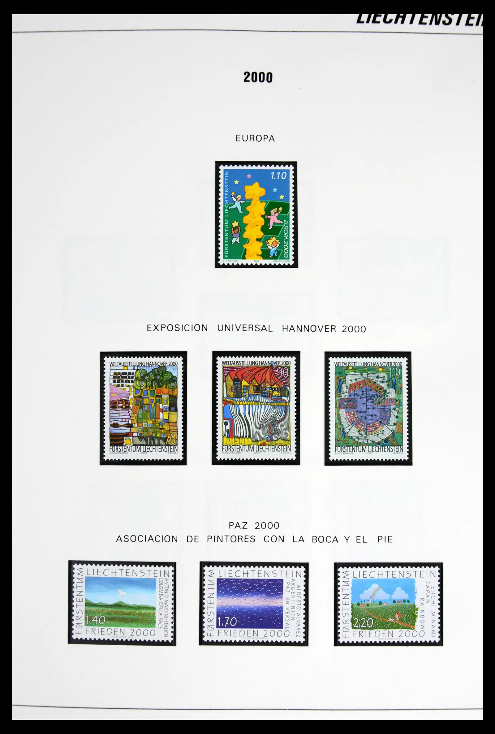 42227 0098 - Stamp collection 42227 Liechtenstein1970-2010.