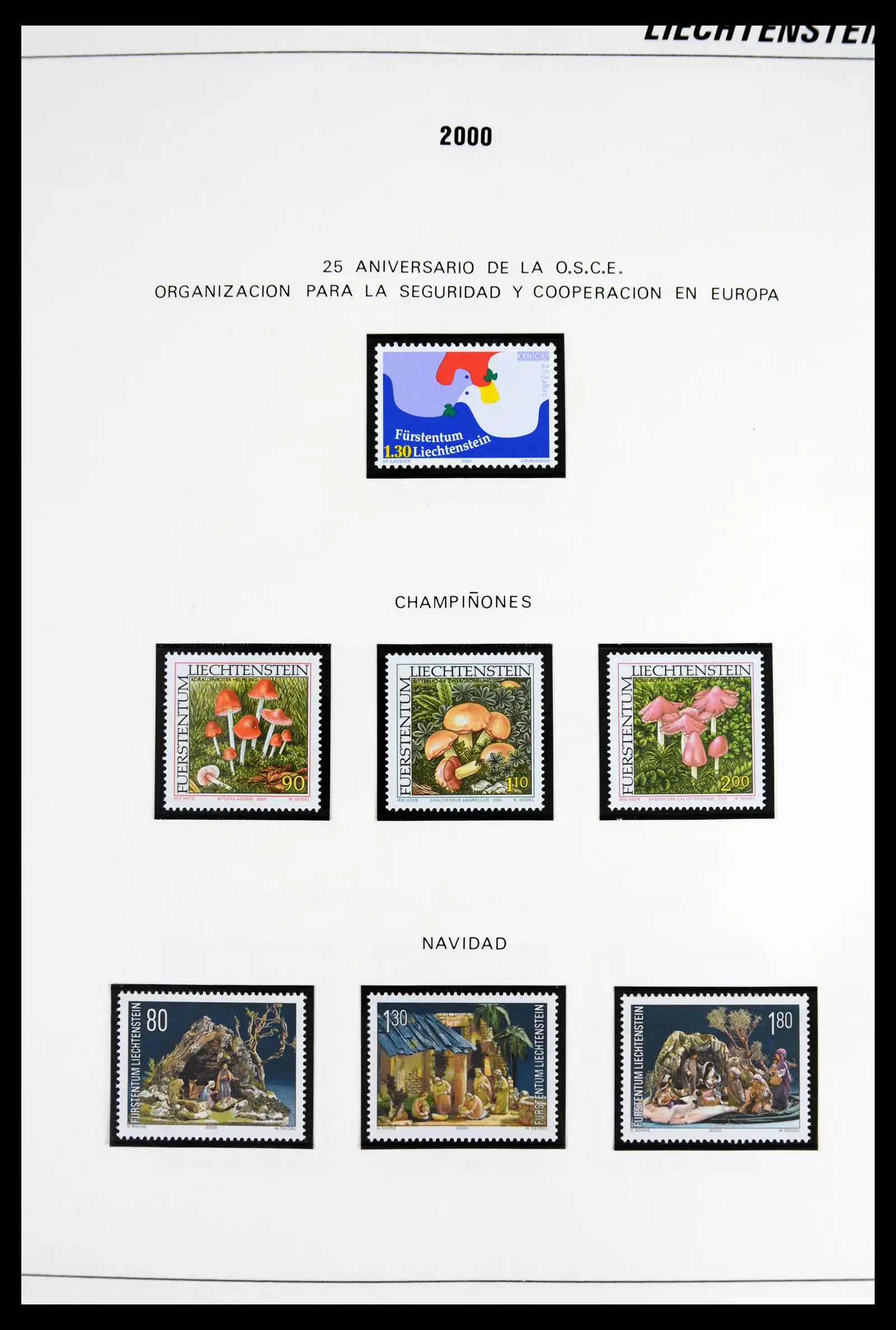 42227 0100 - Stamp collection 42227 Liechtenstein1970-2010.