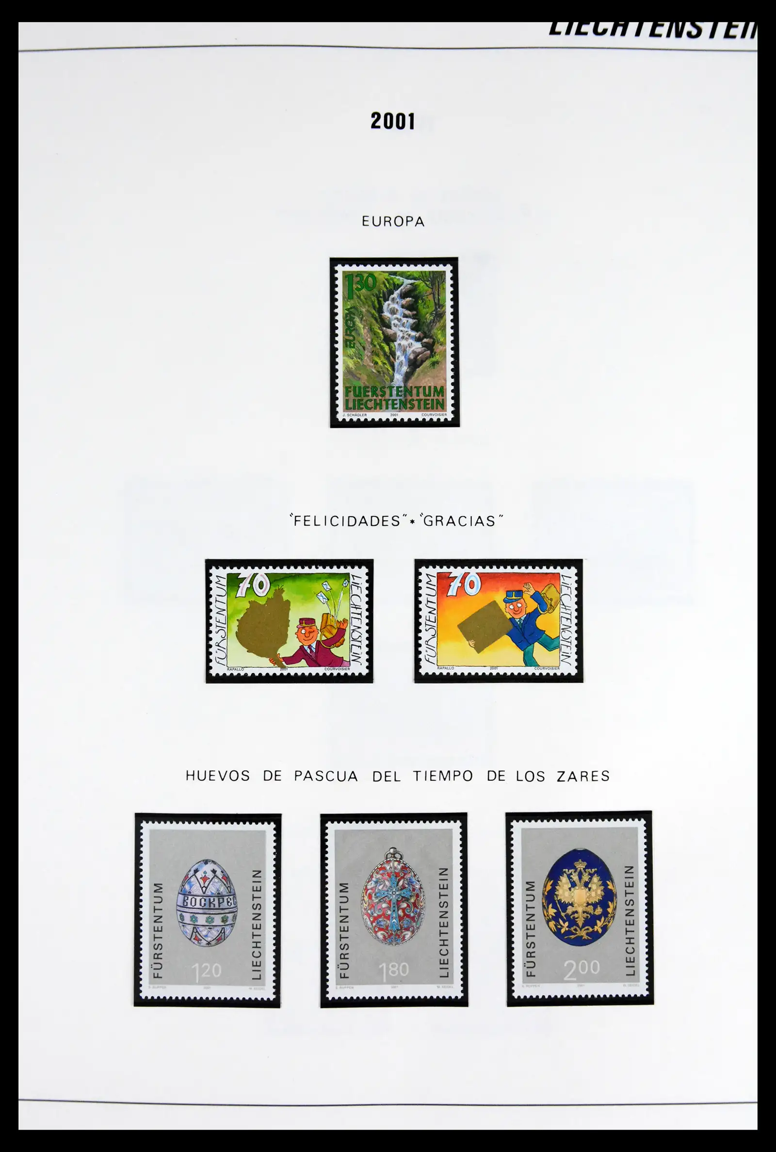 42227 0101 - Stamp collection 42227 Liechtenstein1970-2010.