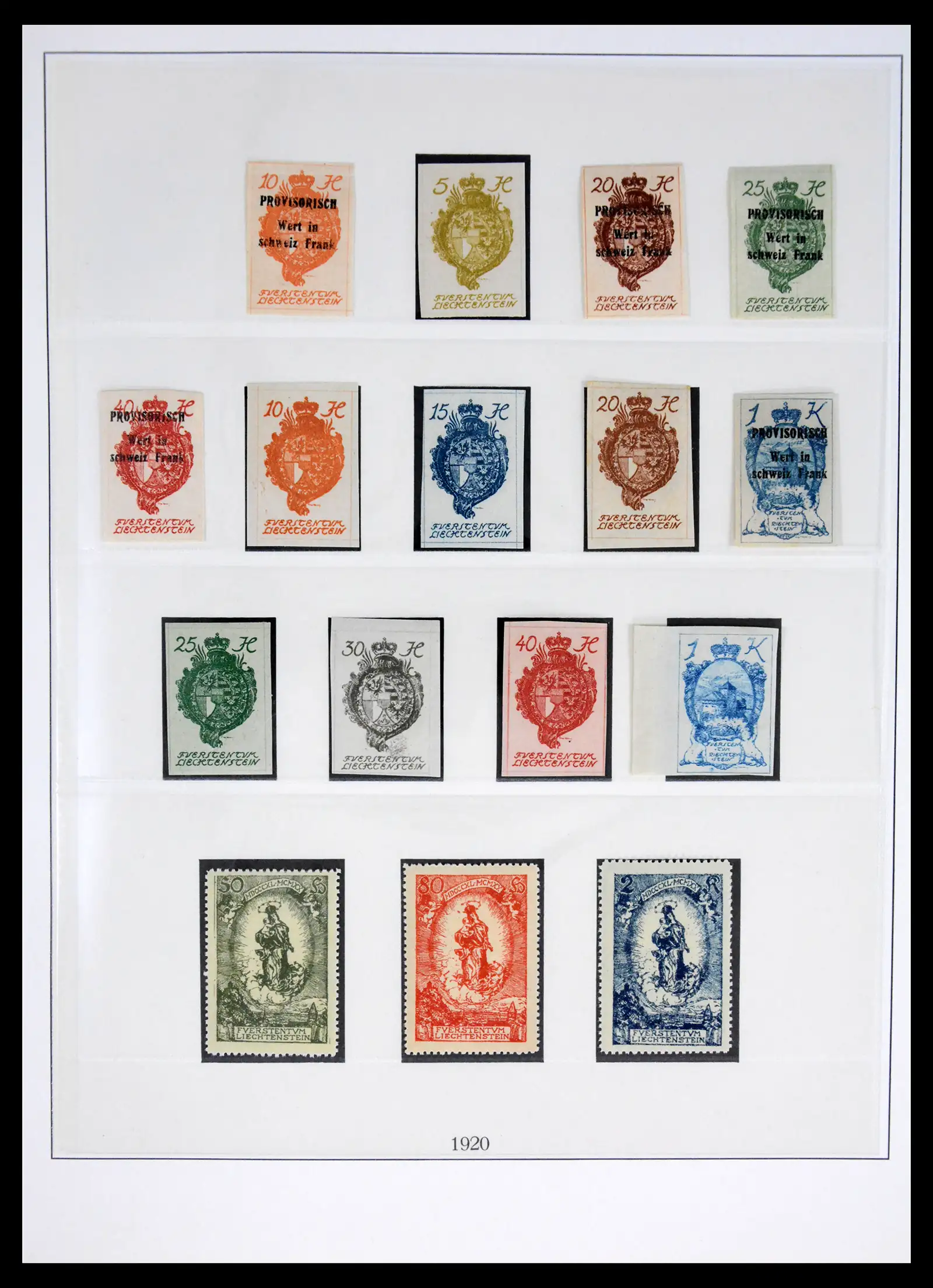 42228 0004 - Postzegelverzameling 42228 Liechtenstein 1912-2013.