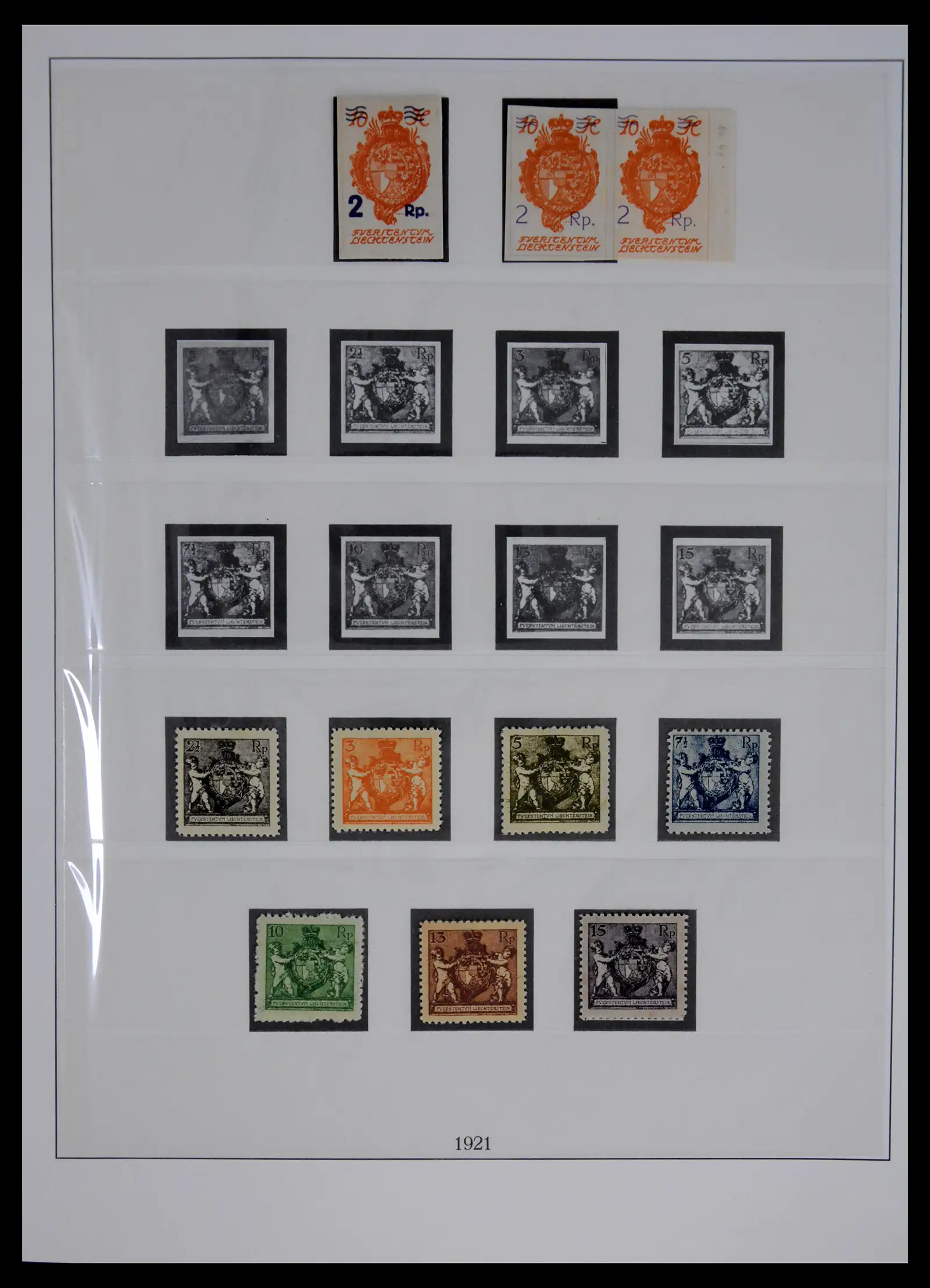 42228 0006 - Postzegelverzameling 42228 Liechtenstein 1912-2013.