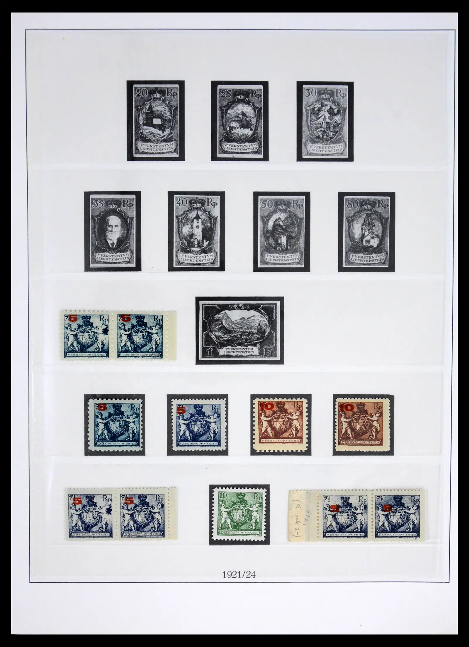 42228 0007 - Postzegelverzameling 42228 Liechtenstein 1912-2013.