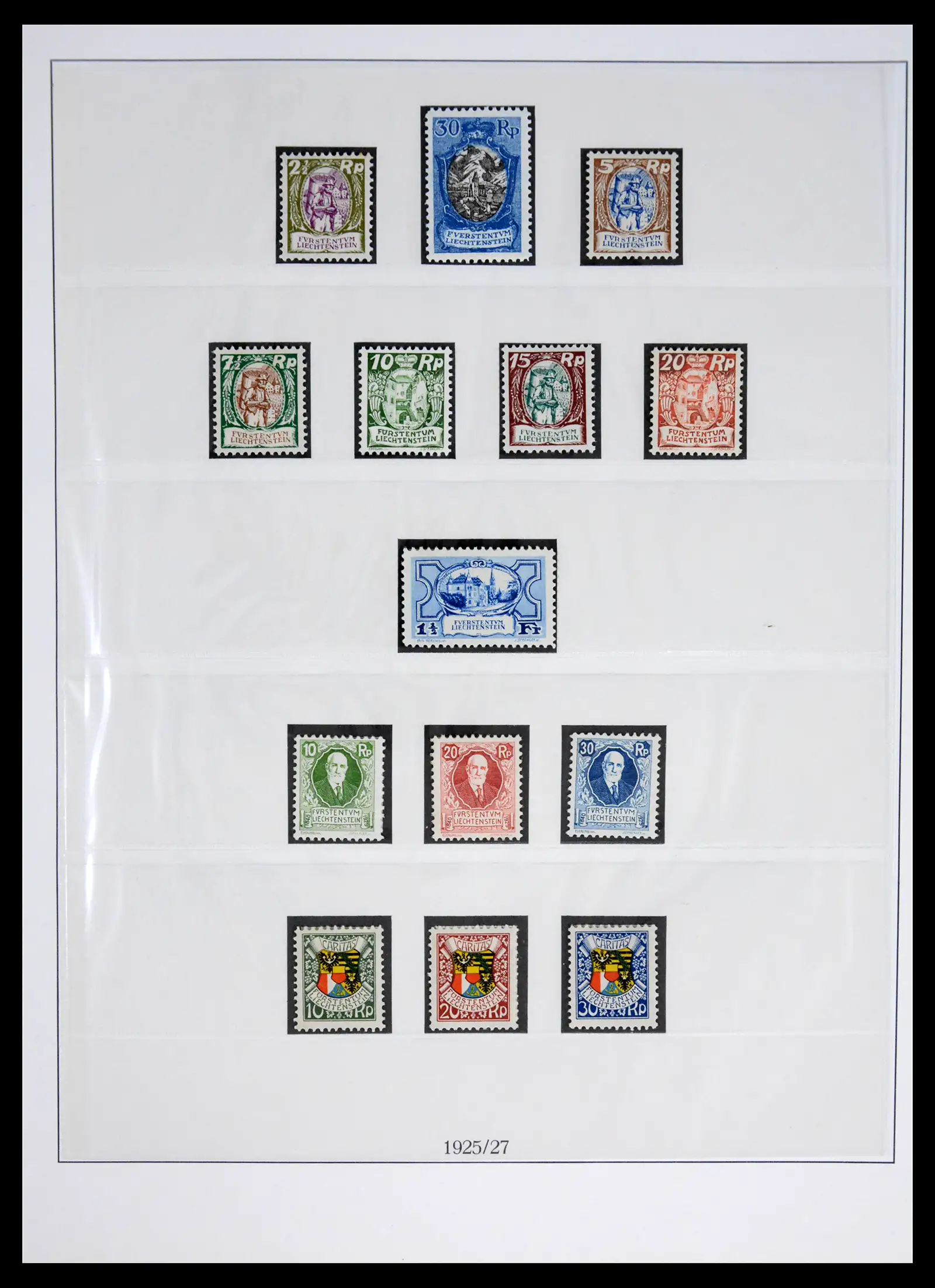42228 0008 - Postzegelverzameling 42228 Liechtenstein 1912-2013.