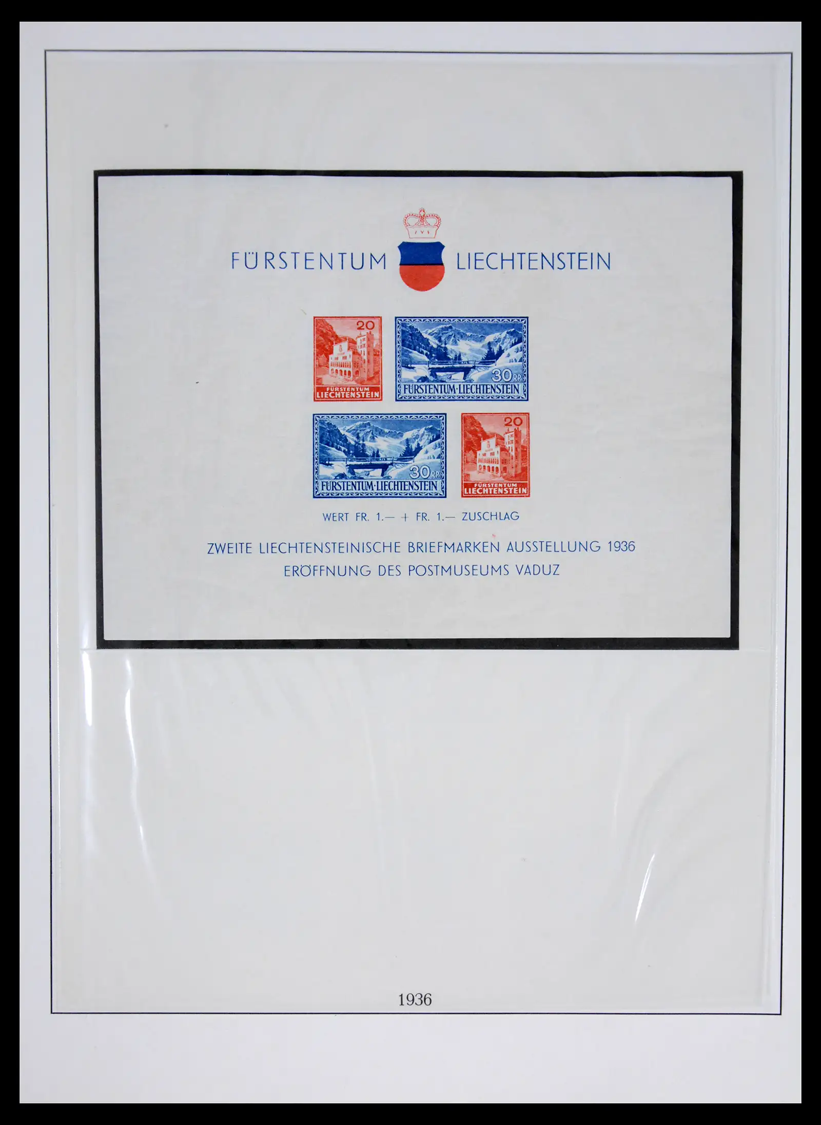 42228 0013 - Postzegelverzameling 42228 Liechtenstein 1912-2013.