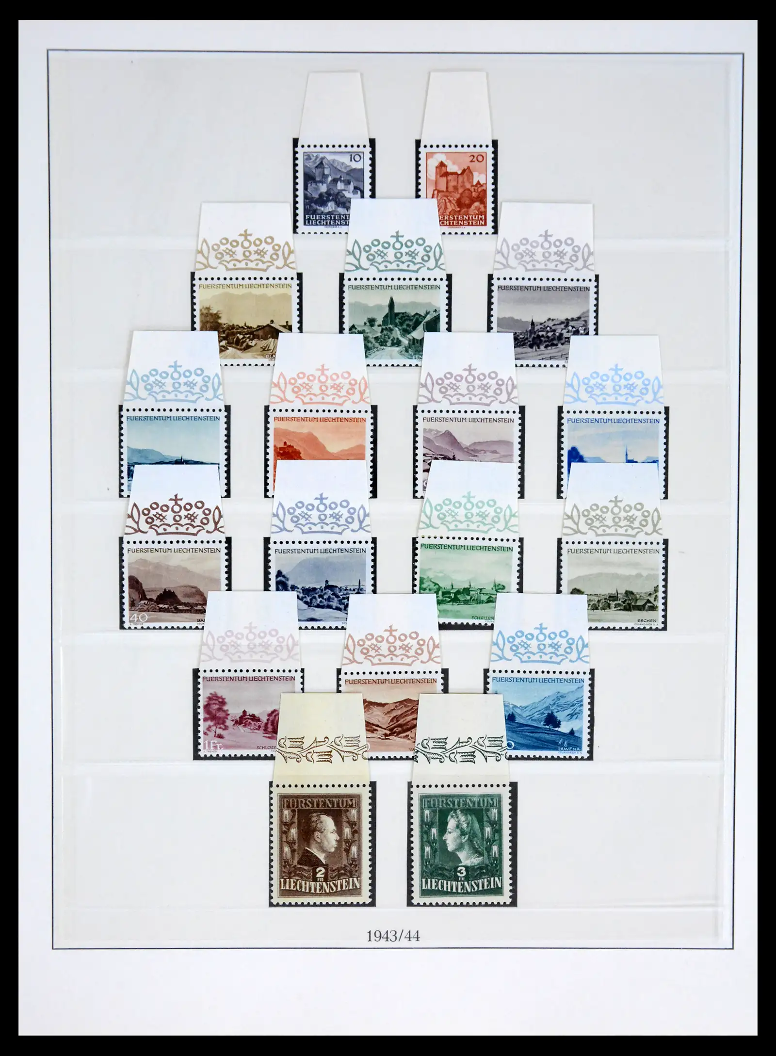 42228 0025 - Postzegelverzameling 42228 Liechtenstein 1912-2013.