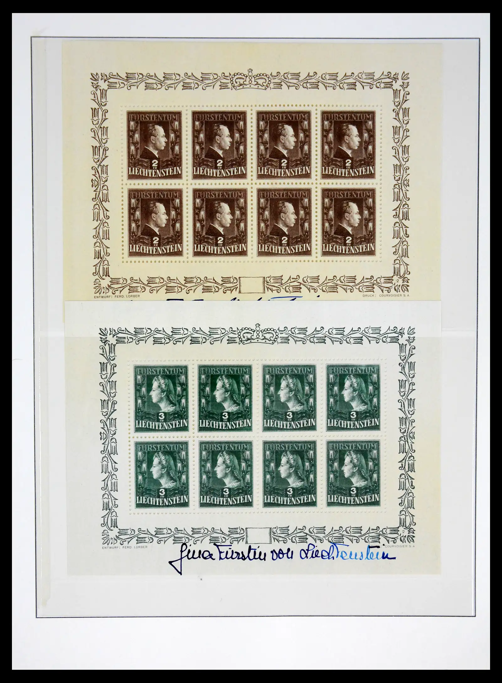 42228 0026 - Postzegelverzameling 42228 Liechtenstein 1912-2013.