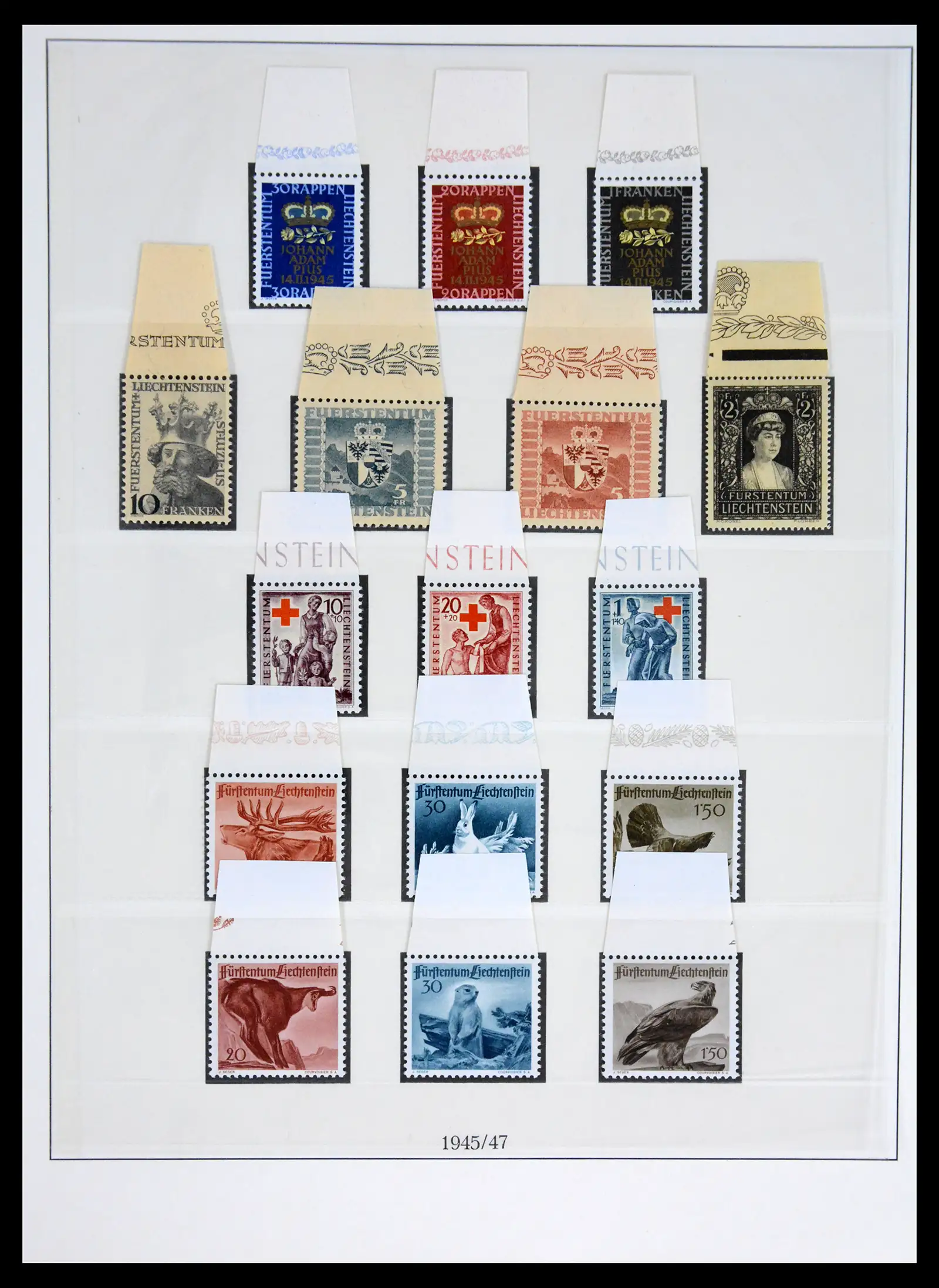 42228 0027 - Postzegelverzameling 42228 Liechtenstein 1912-2013.