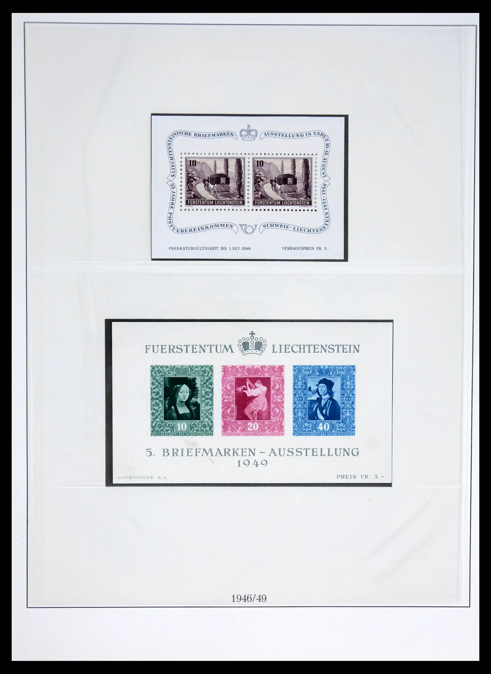 42228 0028 - Postzegelverzameling 42228 Liechtenstein 1912-2013.