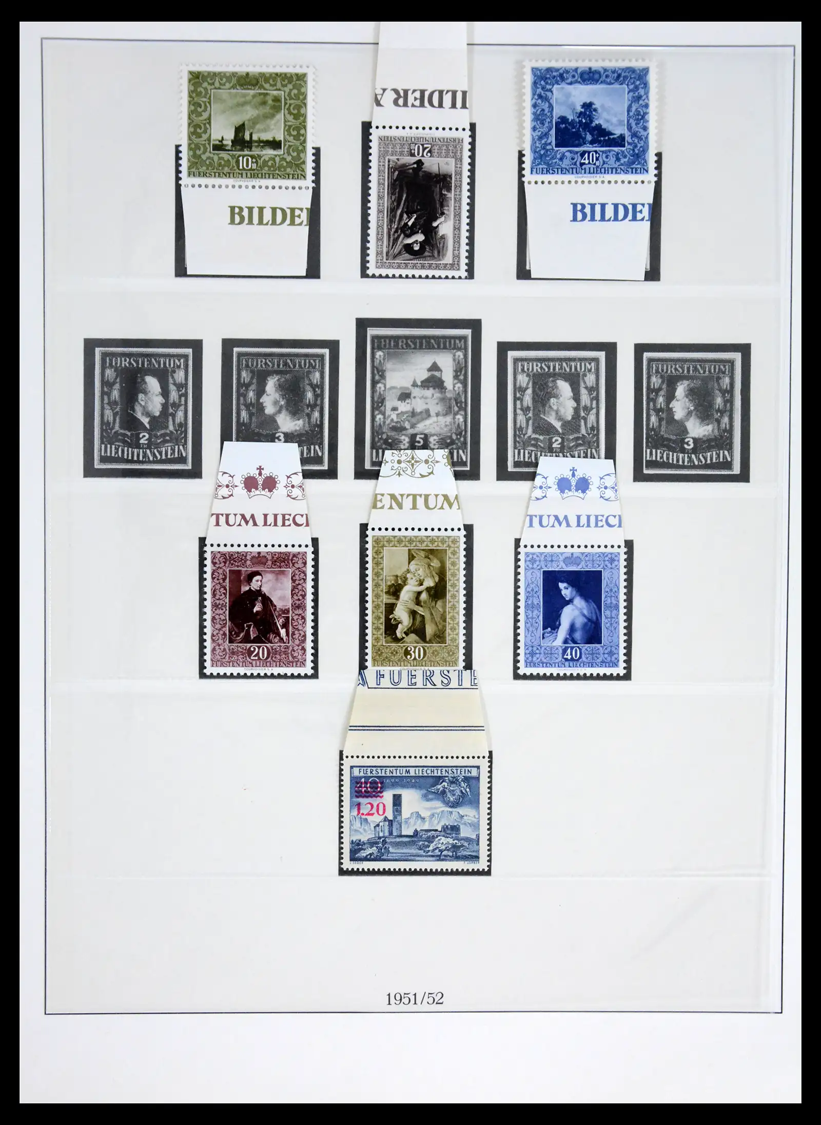 42228 0031 - Postzegelverzameling 42228 Liechtenstein 1912-2013.