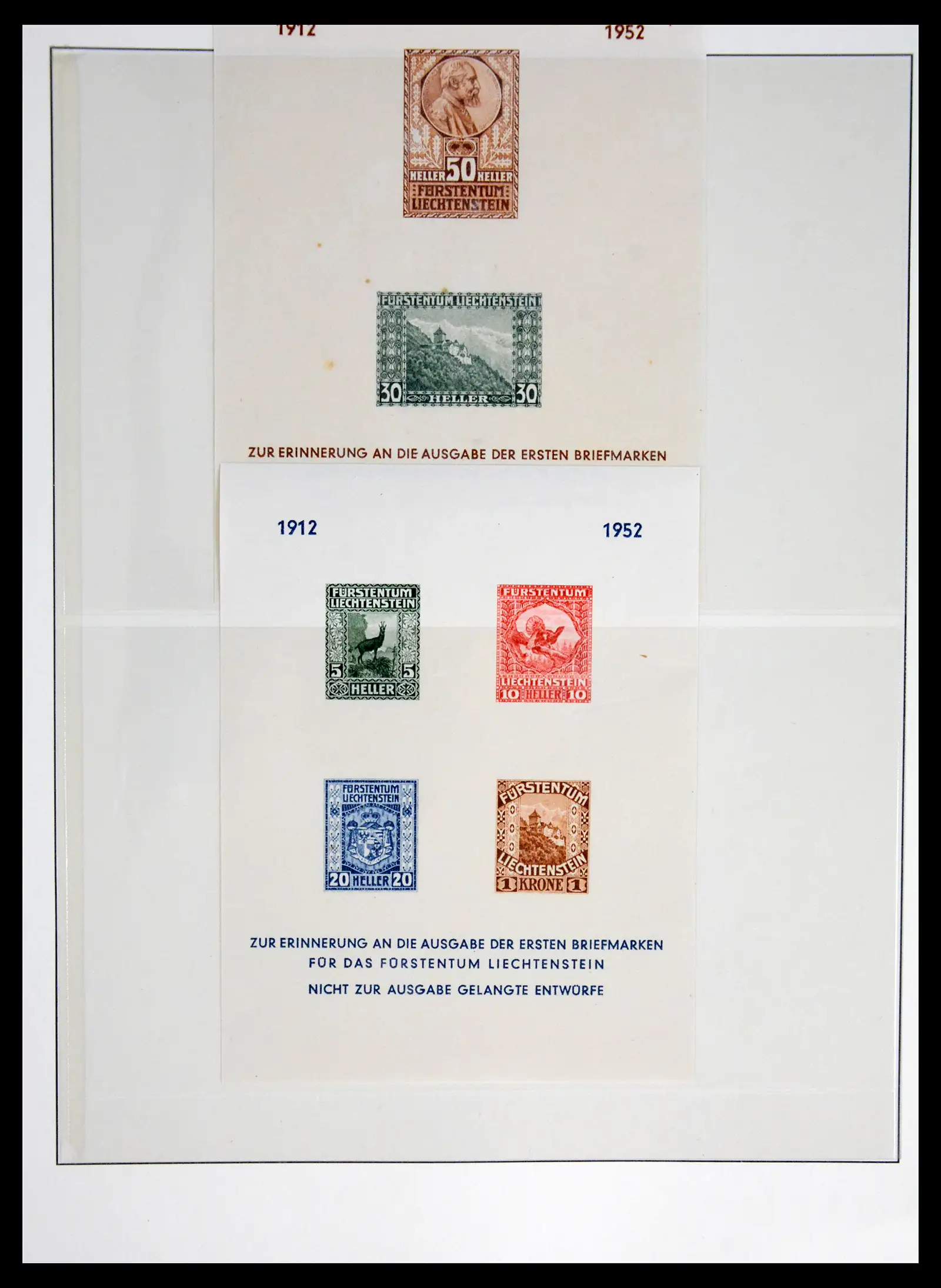 42228 0032 - Postzegelverzameling 42228 Liechtenstein 1912-2013.