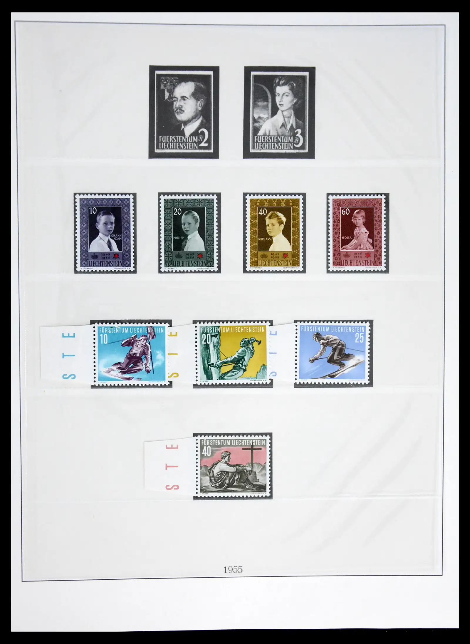 42228 0035 - Postzegelverzameling 42228 Liechtenstein 1912-2013.