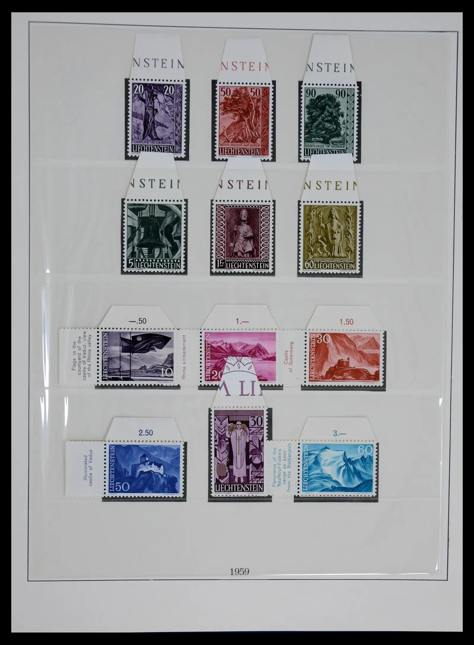 42228 0040 - Postzegelverzameling 42228 Liechtenstein 1912-2013.