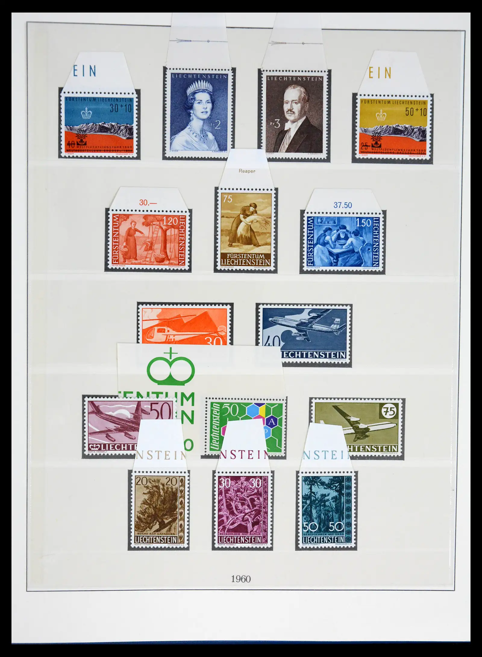 42228 0041 - Postzegelverzameling 42228 Liechtenstein 1912-2013.