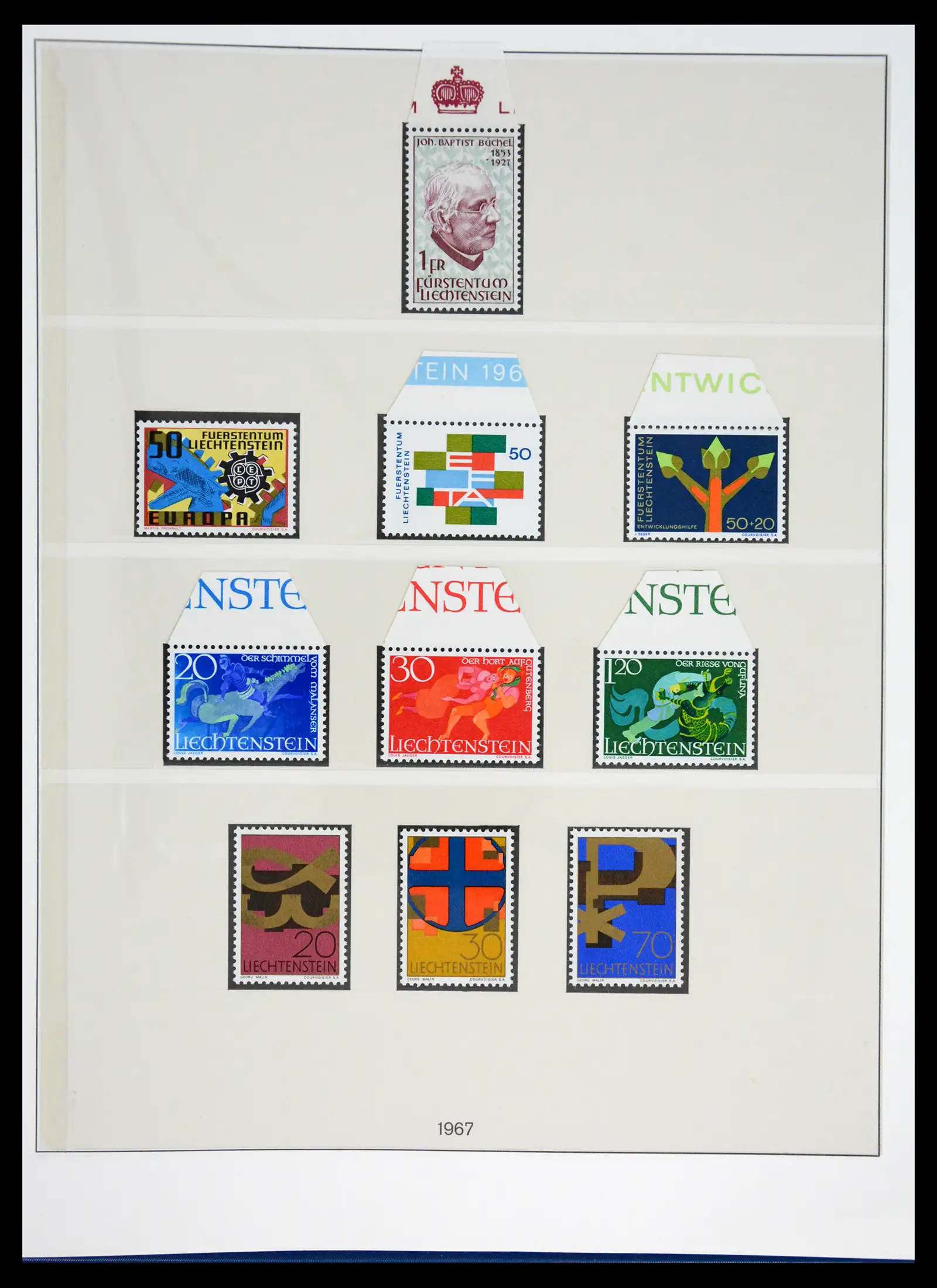 42228 0050 - Postzegelverzameling 42228 Liechtenstein 1912-2013.