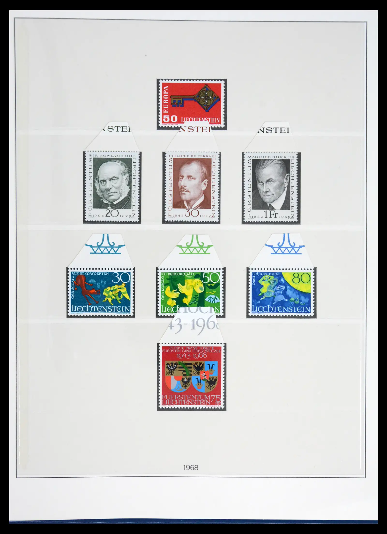 42228 0053 - Postzegelverzameling 42228 Liechtenstein 1912-2013.