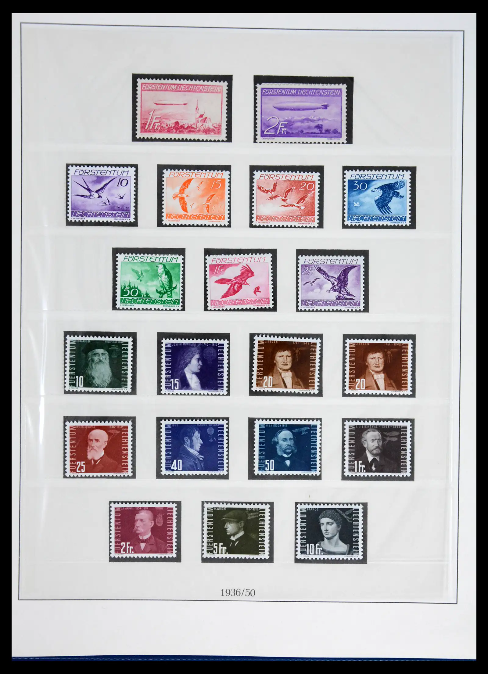 42228 0054 - Postzegelverzameling 42228 Liechtenstein 1912-2013.