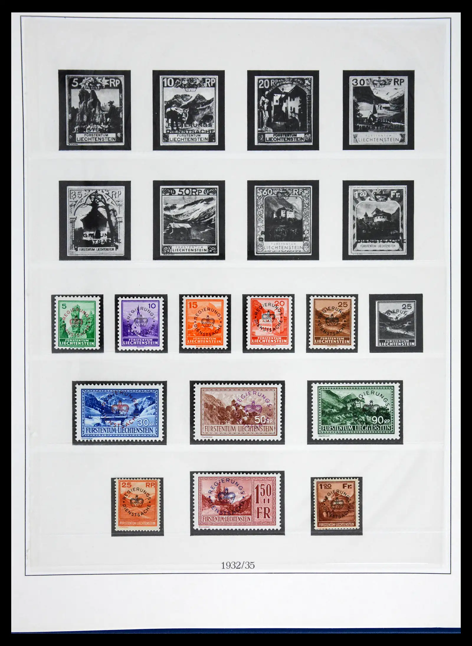 42228 0055 - Postzegelverzameling 42228 Liechtenstein 1912-2013.