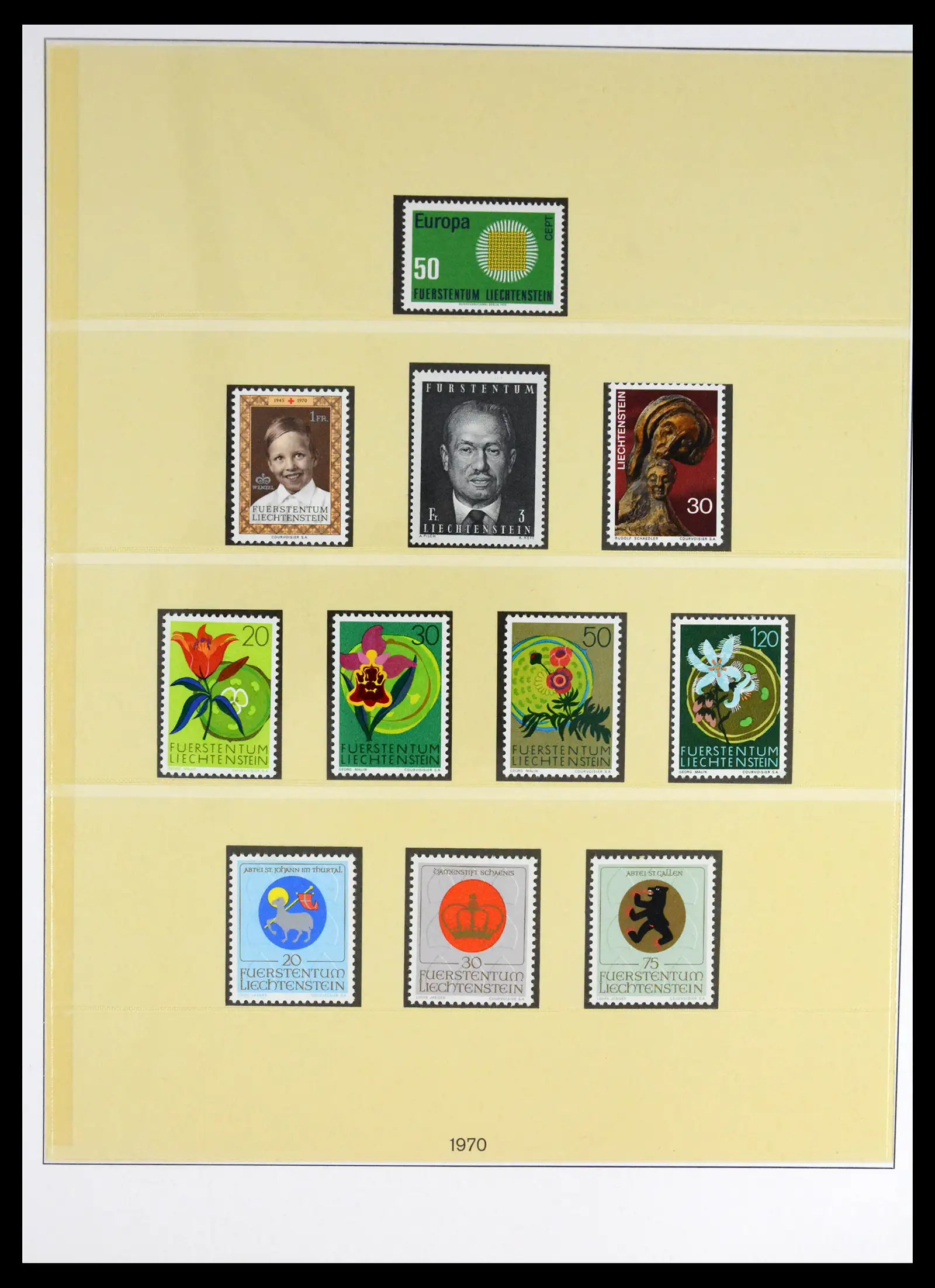 42228 0060 - Postzegelverzameling 42228 Liechtenstein 1912-2013.